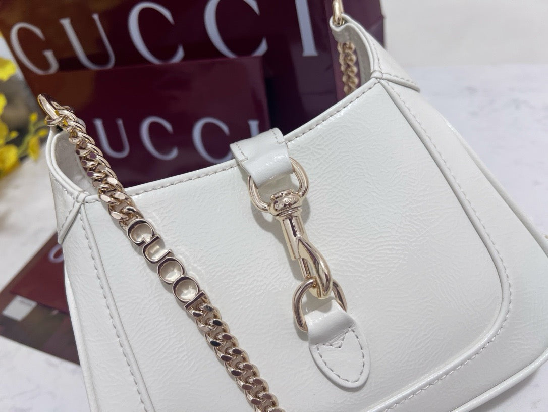 Gucci Bags- Gucci Jackie Notte Mini Bag Luxury Designer Leather Handbag