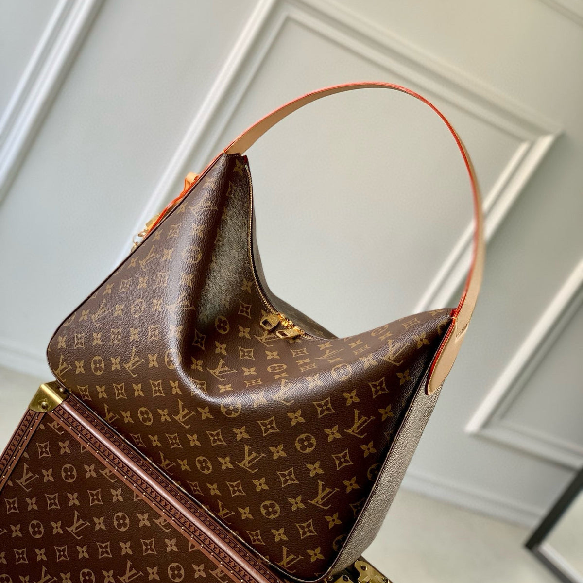 Louis Vuitton Bags- Louis Vuitton Lou Slouchy Mm Bag Luxury Designer Leather Handbag