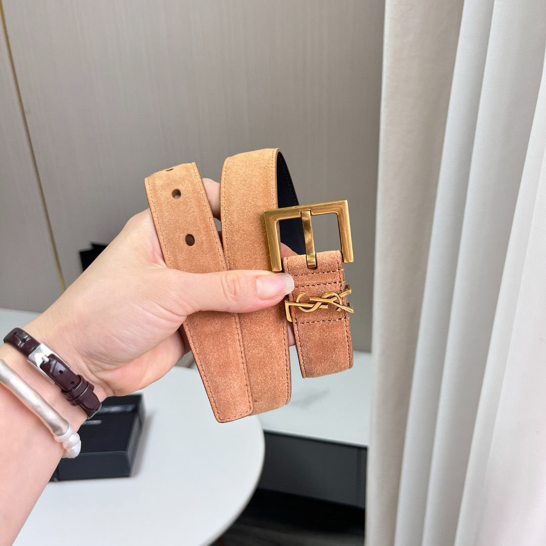 Saint Laurent Belts- Saint Laurent Belt 3 Cm Classic Everyday Designer Belt