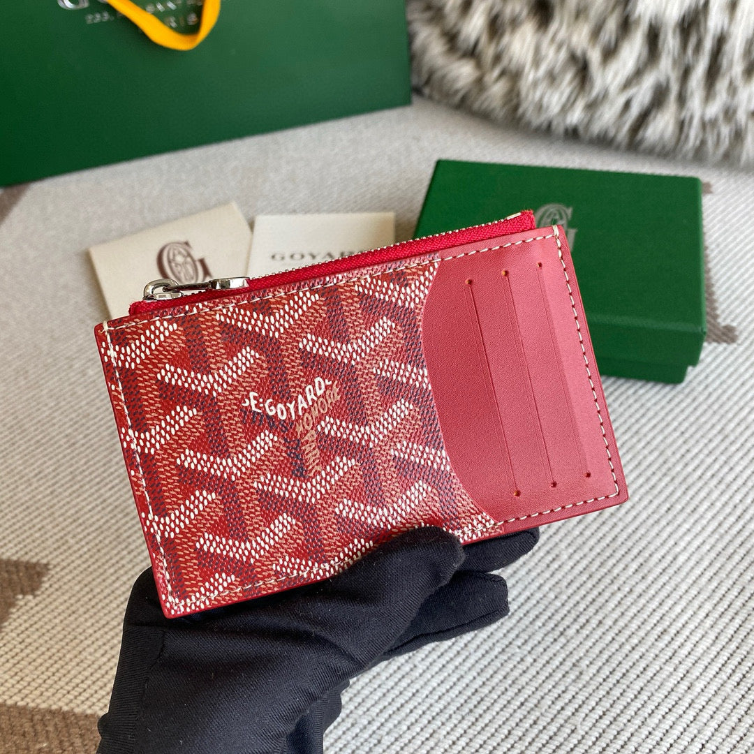 Wallets- Goya Bourbon Card Holder Compact Luxury Card Wallet