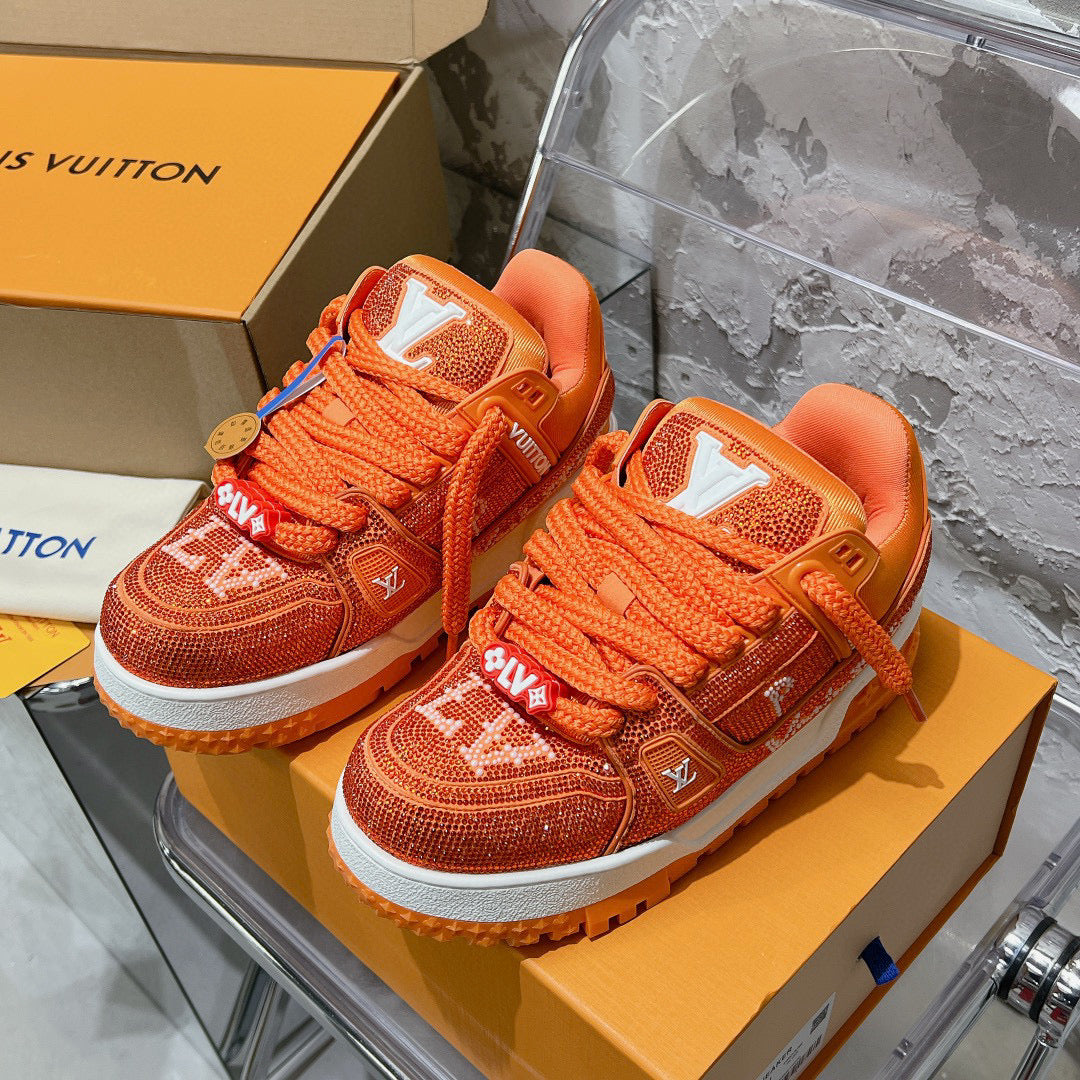 Louis Vuitton Shoes- Louis Vuitton Lou Trainers Premium Designer Casual Shoes