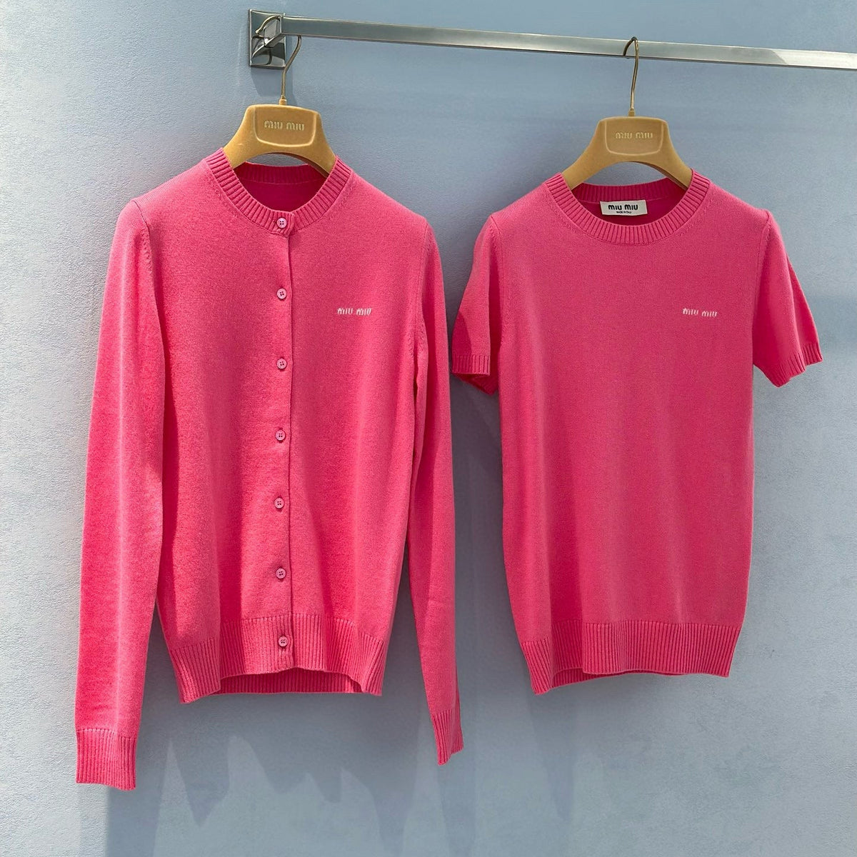 Sweaters- Miu M Cardigan Premium Casual Designer Knitwear