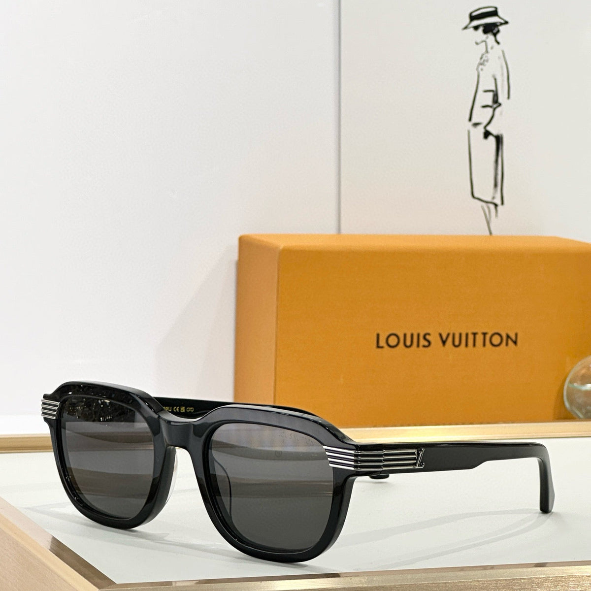 Louis Vuitton Sunglasses- Louis Vuitton Lou Sunglasses Luxury Designer UV Sunglasses