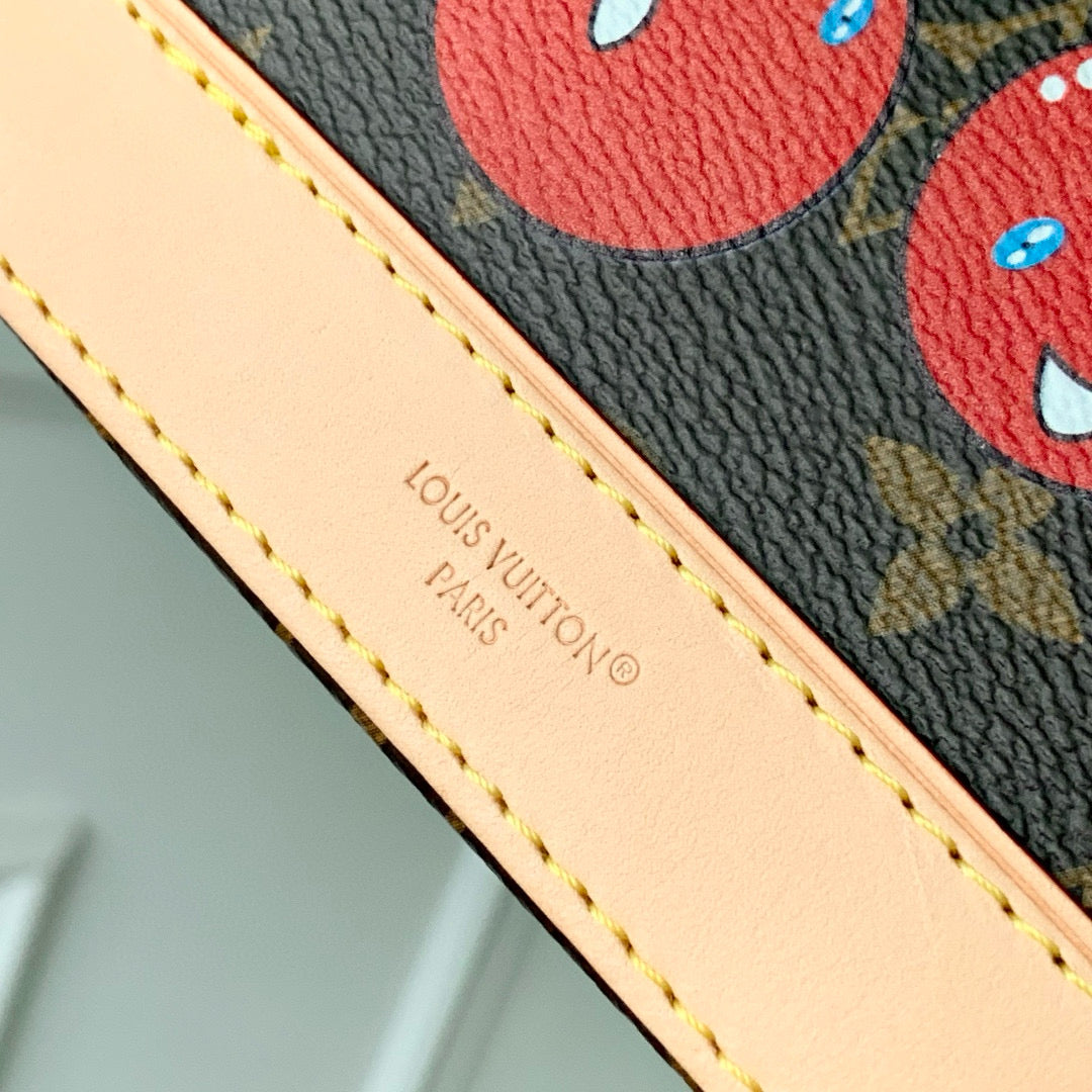 Louis Vuitton Bags- Louis Vuitton Lou x Murakami Nano Alma Bag Elegant Everyday Designer Handbag