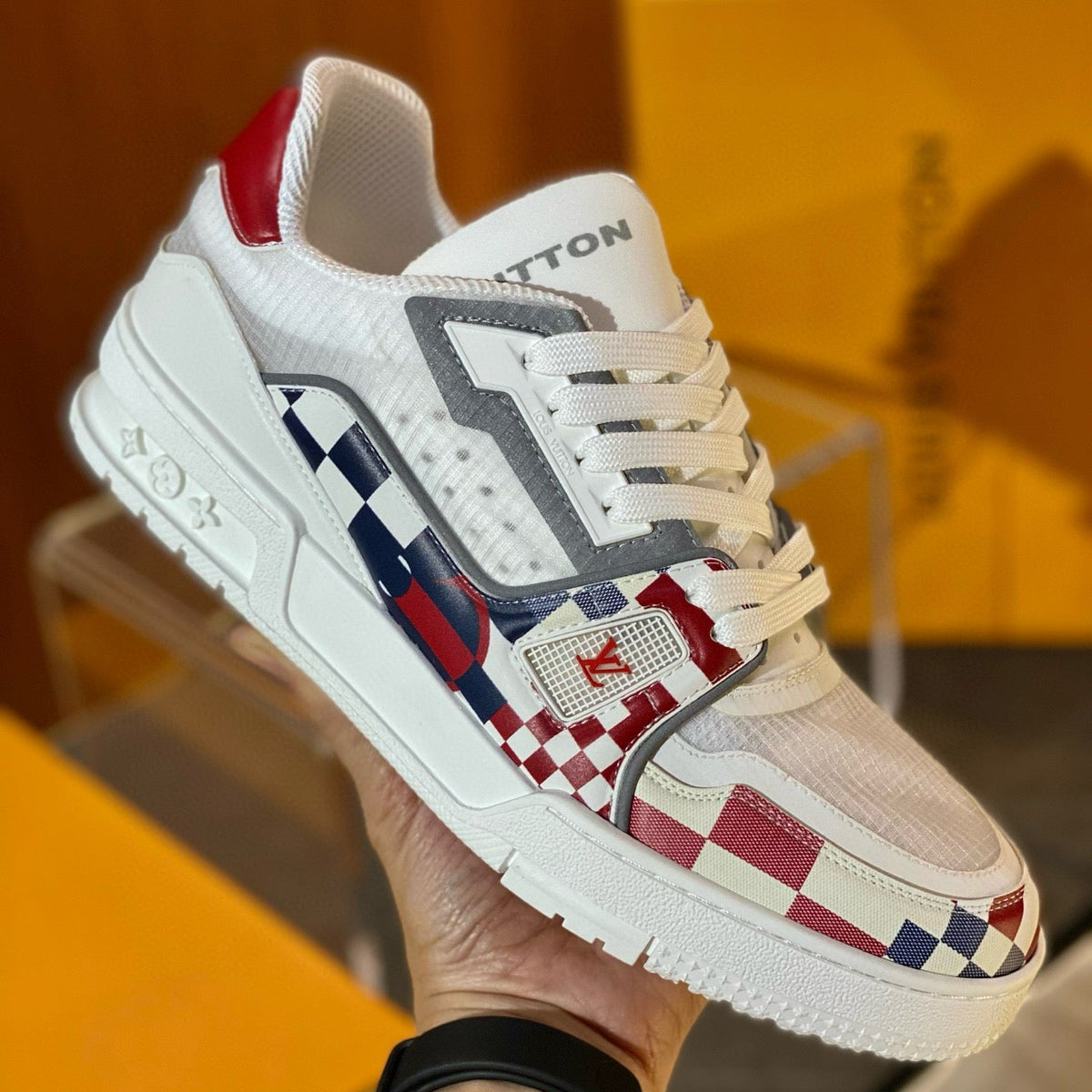 Louis Vuitton Shoes- Louis Vuitton Lou Trainers Premium Designer Casual Shoes