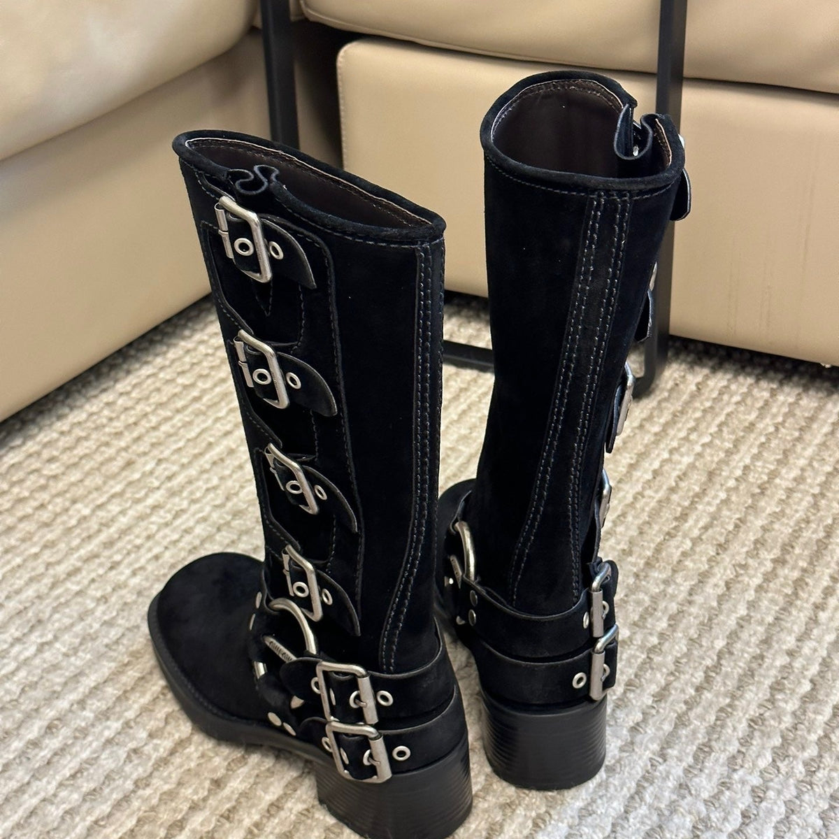 Shoes? Miu M Boots Luxury Lifestyle Designer Footwear