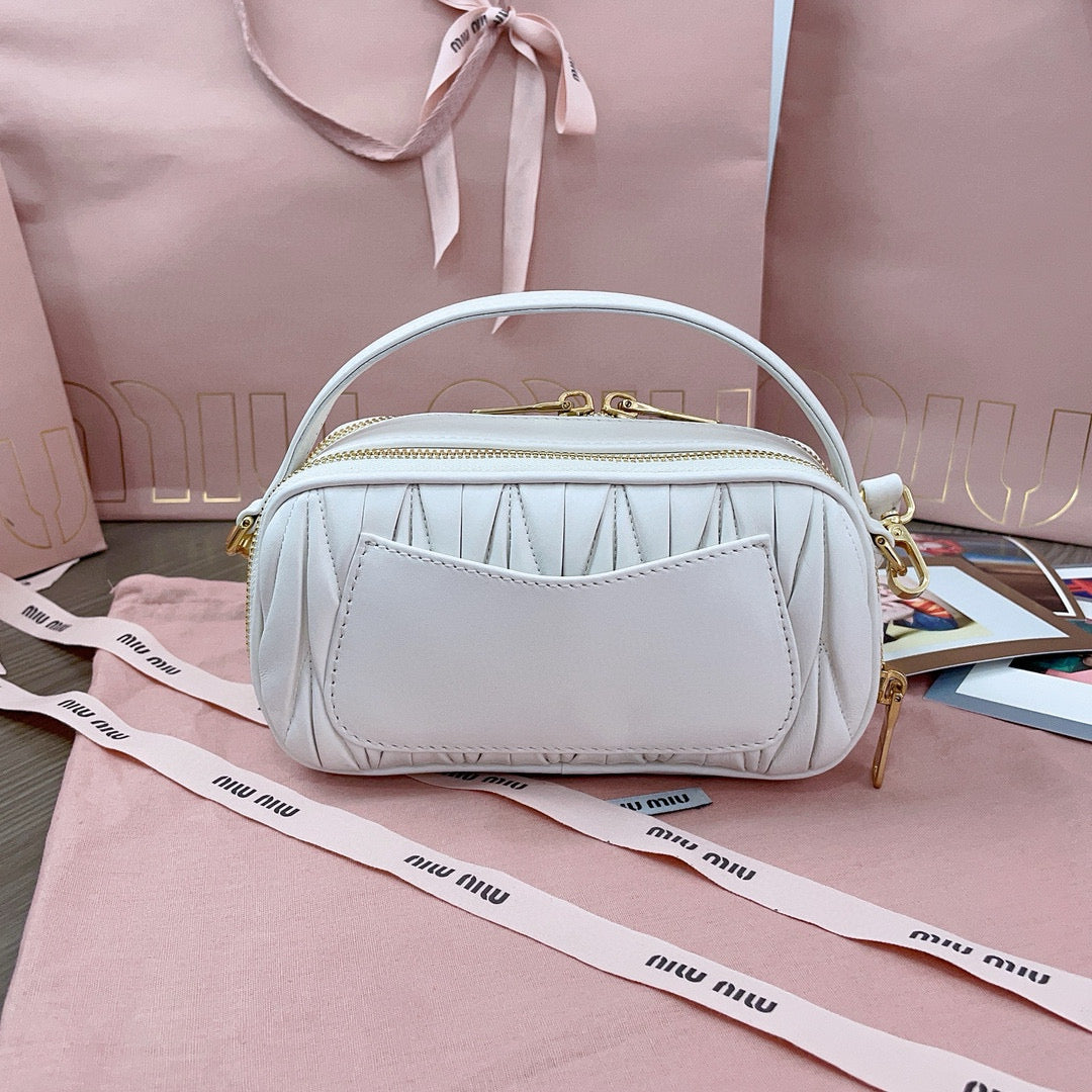 Bags- Miu M Matelasse Shoulder Bag Premium Designer Shoulder Bag