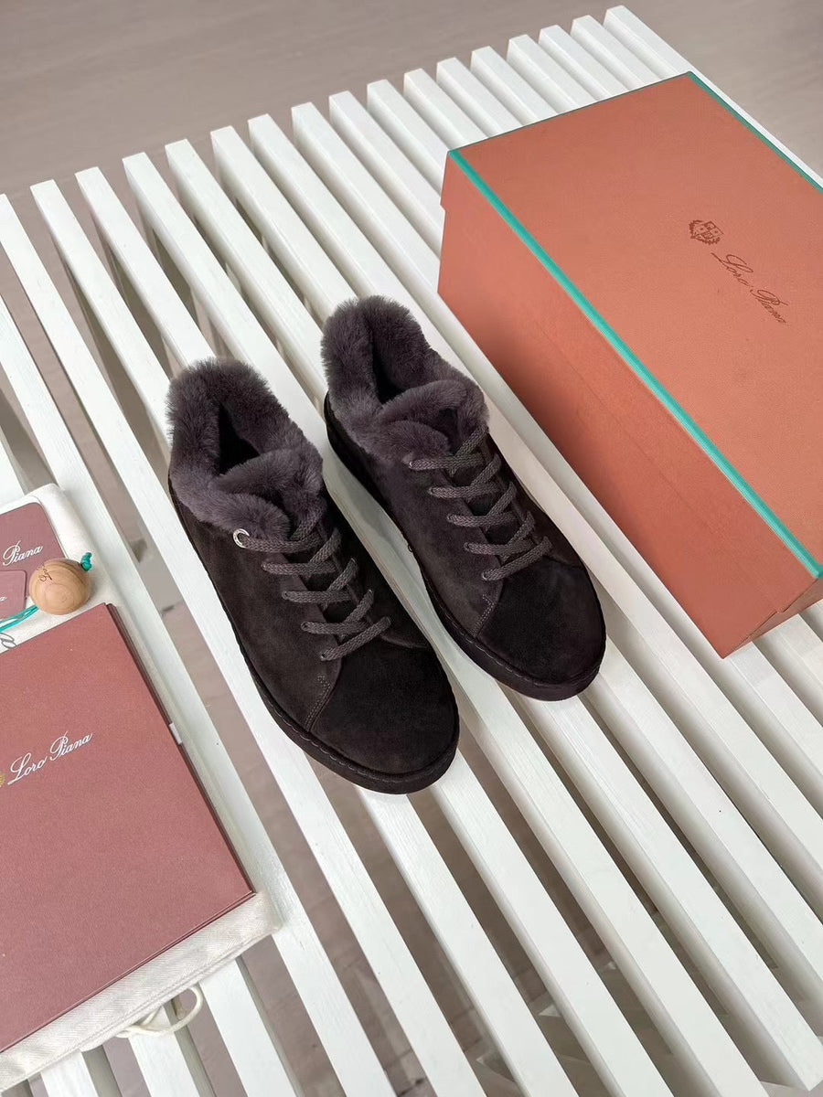 Shoes- Loro P Fur Nuages Sneakers Comfortable Everyday Designer Shoes