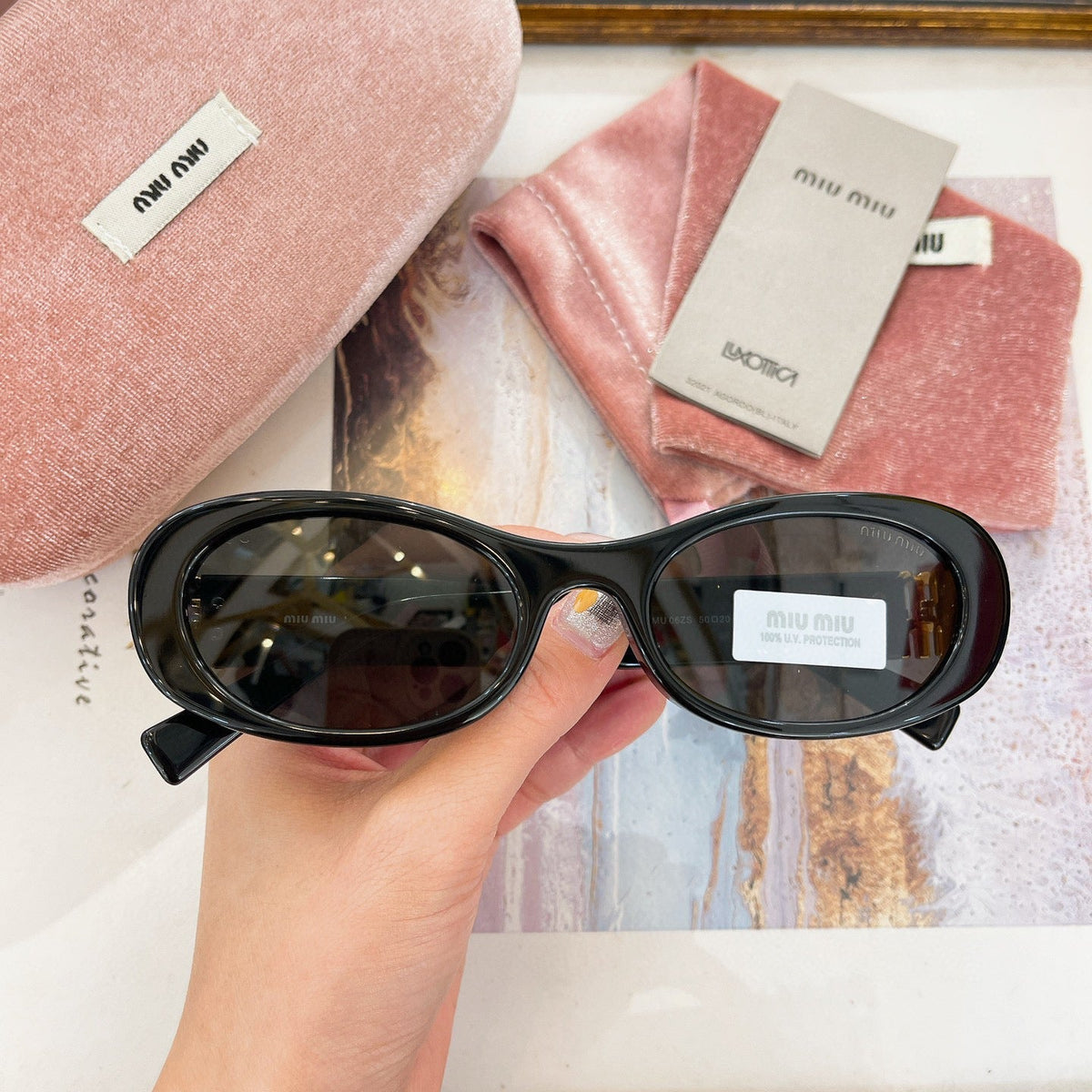 Sunglasses- Miu M Sunglasses Luxury Designer UV Sunglasses