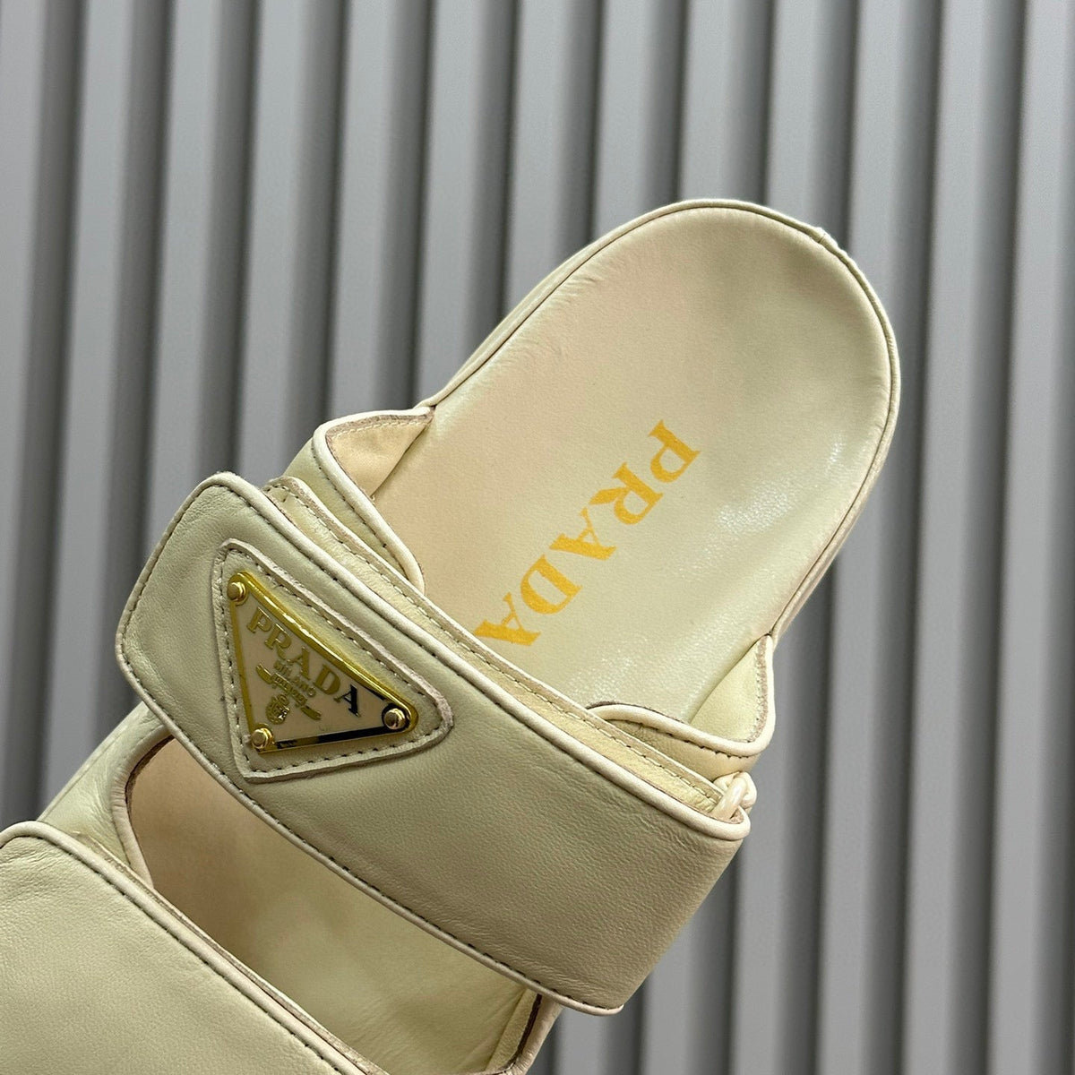 Shoes- Pd Nappa Leather Slides Luxury Lifestyle Designer Footwear