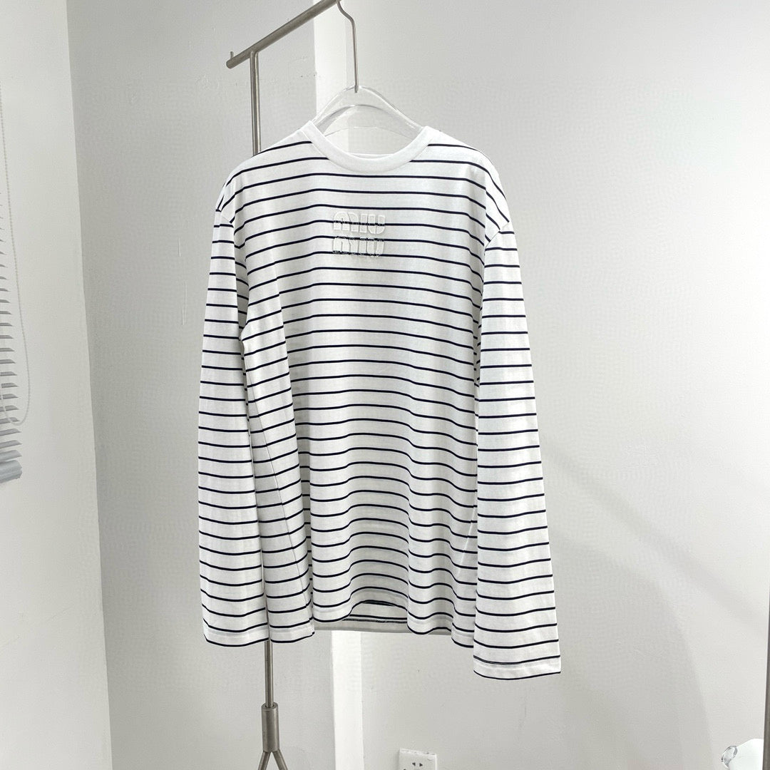 Tops- Miu M Shirt Premium Designer Casual Top