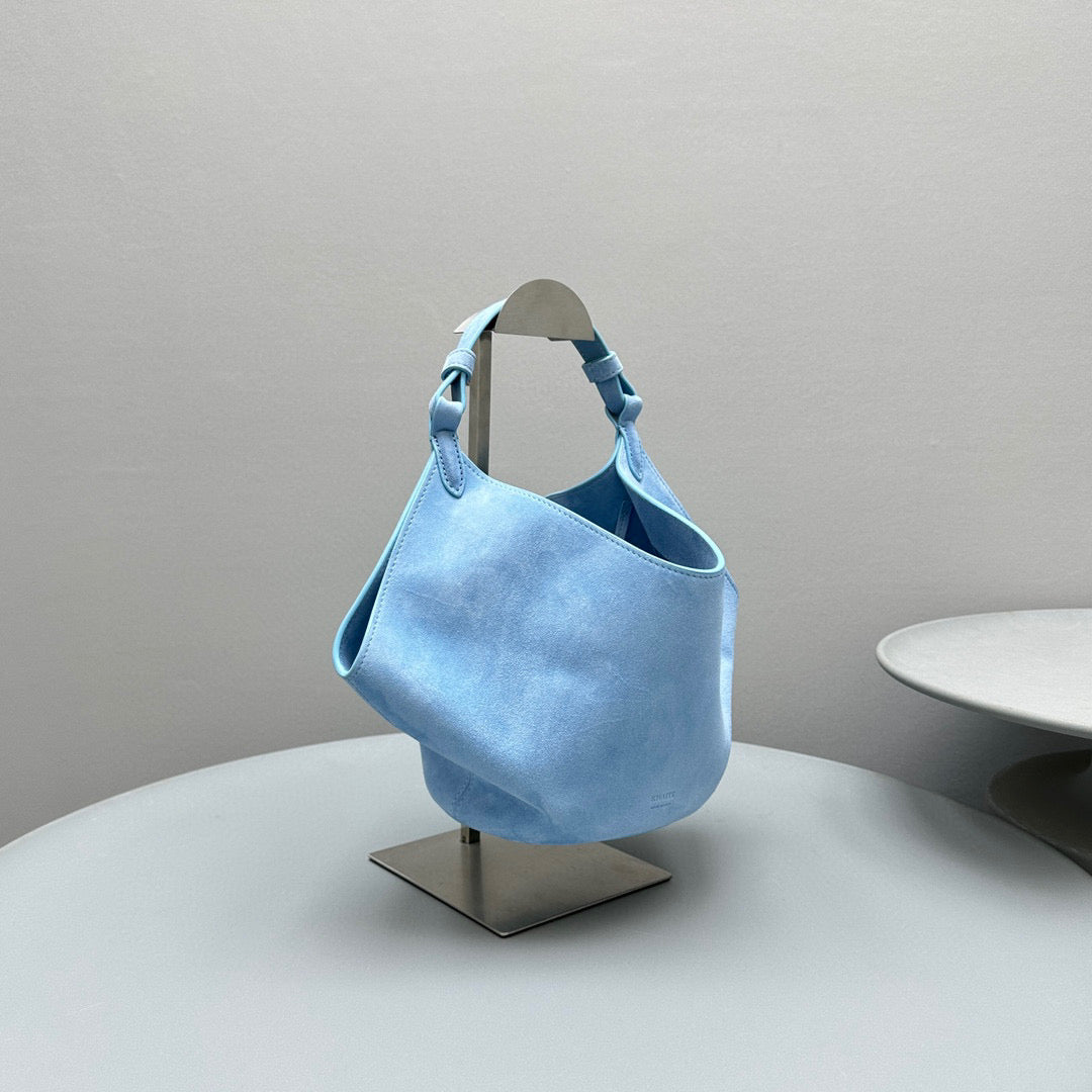Bags- Khaite Mini Lotus Bag Luxury Designer Leather Handbag