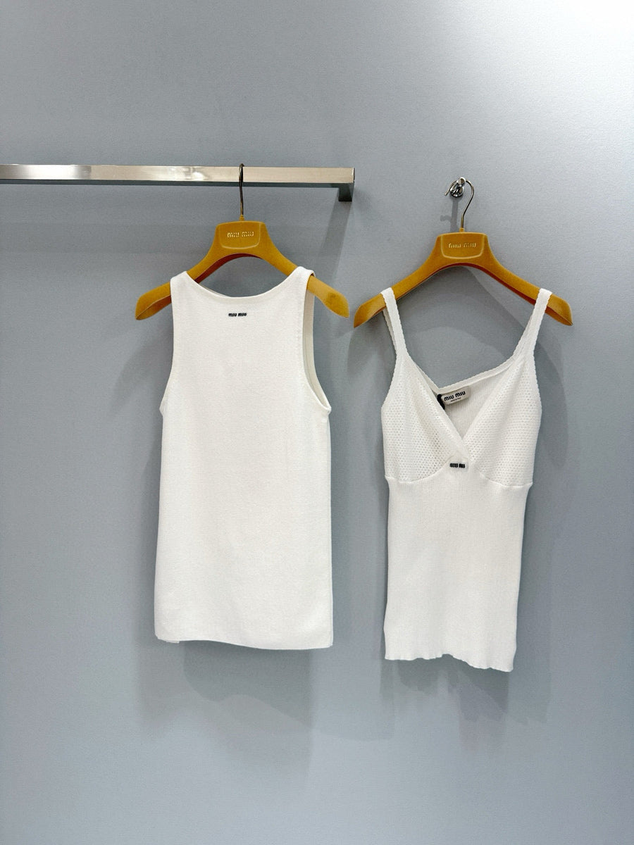 Tops? Miu M Top Elegant Everyday Designer Top