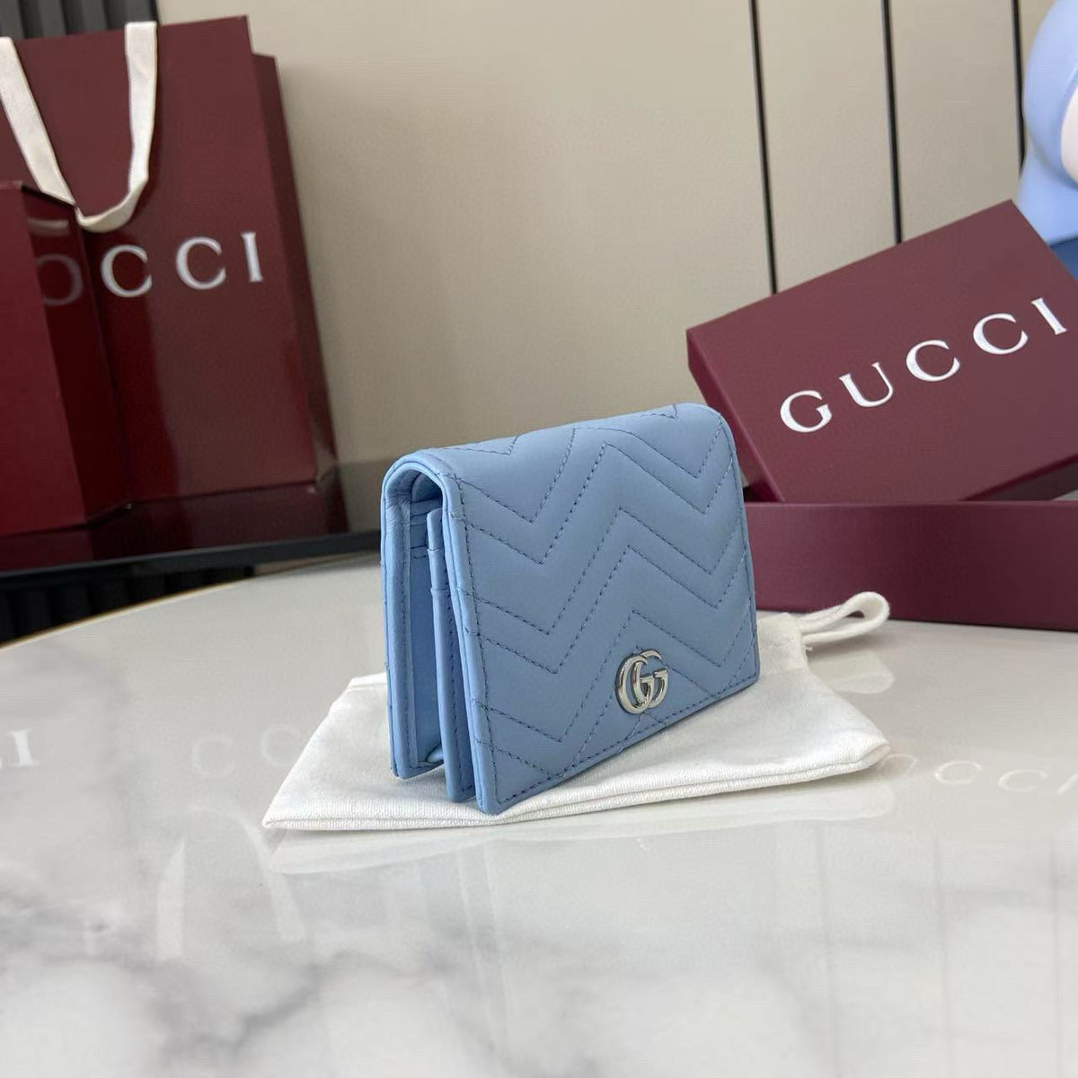 Gucci Wallets- Gucci Marmont Small Wallet Elegant Everyday Leather Wallet