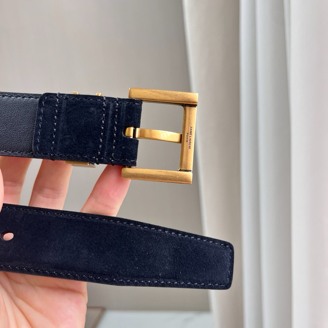 Saint Laurent Belts- Saint Laurent Belt 3 Cm Classic Everyday Designer Belt