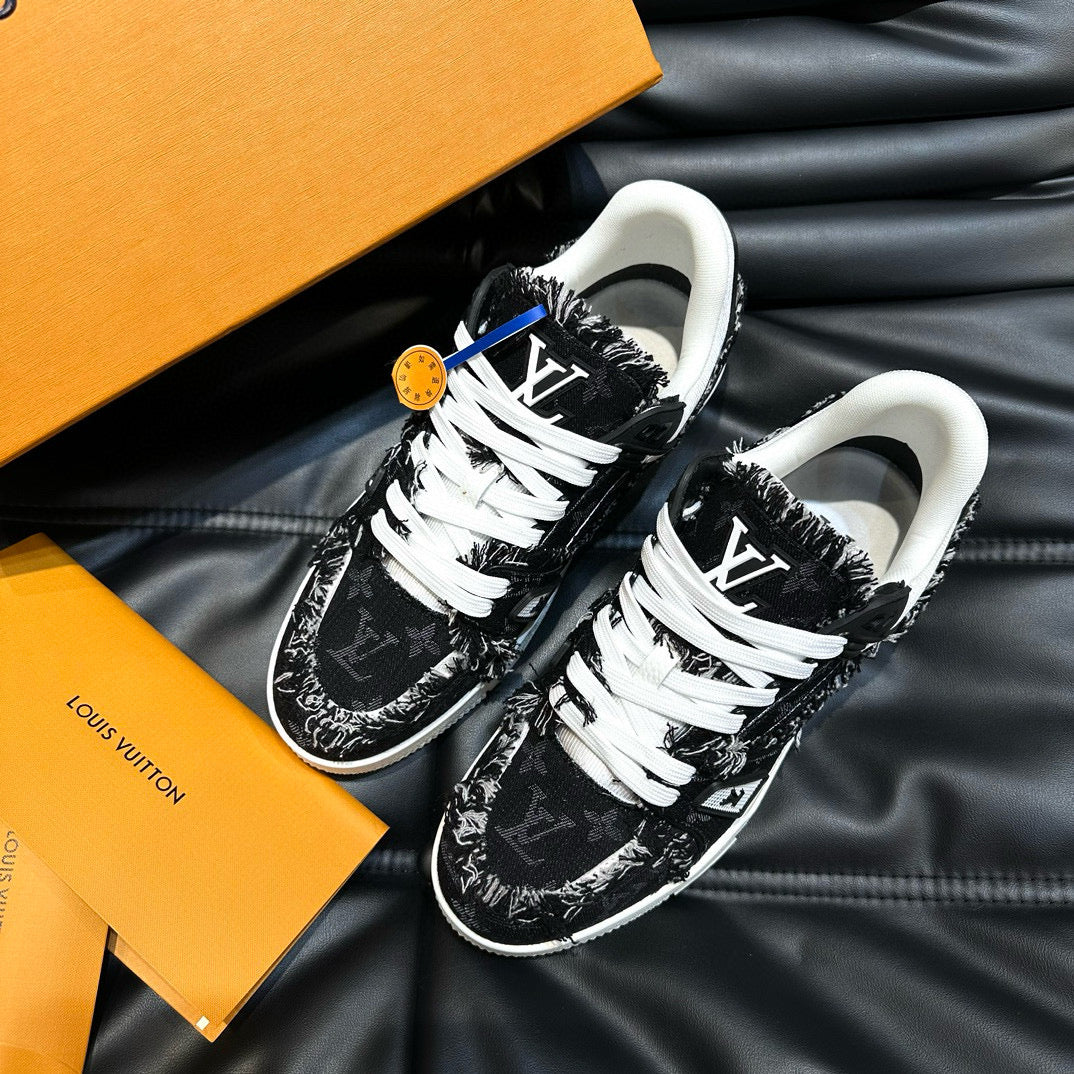 Louis Vuitton Shoes- Louis Vuitton Lou Trainers Premium Designer Casual Shoes