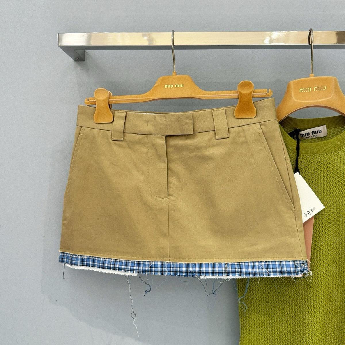 Skirts- Miu M Skirt Elegant Designer Casual Skirt