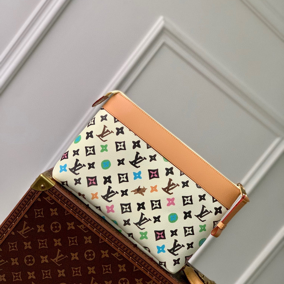 Louis Vuitton Bags- Louis Vuitton Lou Pochette Voyage Souple Pouch Premium Designer Shoulder Bag
