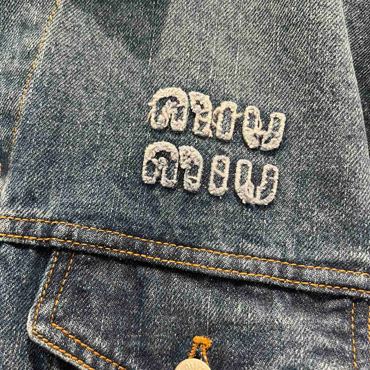 Jackets- Miu M Denim Jacket Stylish Everyday Designer Outerwear