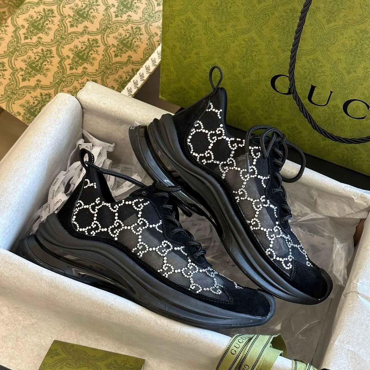 Gucci Shoes- Gucci Run Trainers Premium Designer Casual Shoes