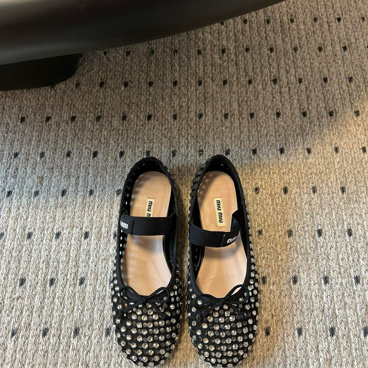 Shoes- Miu M Ballet Flats Luxury Lifestyle Designer Footwear