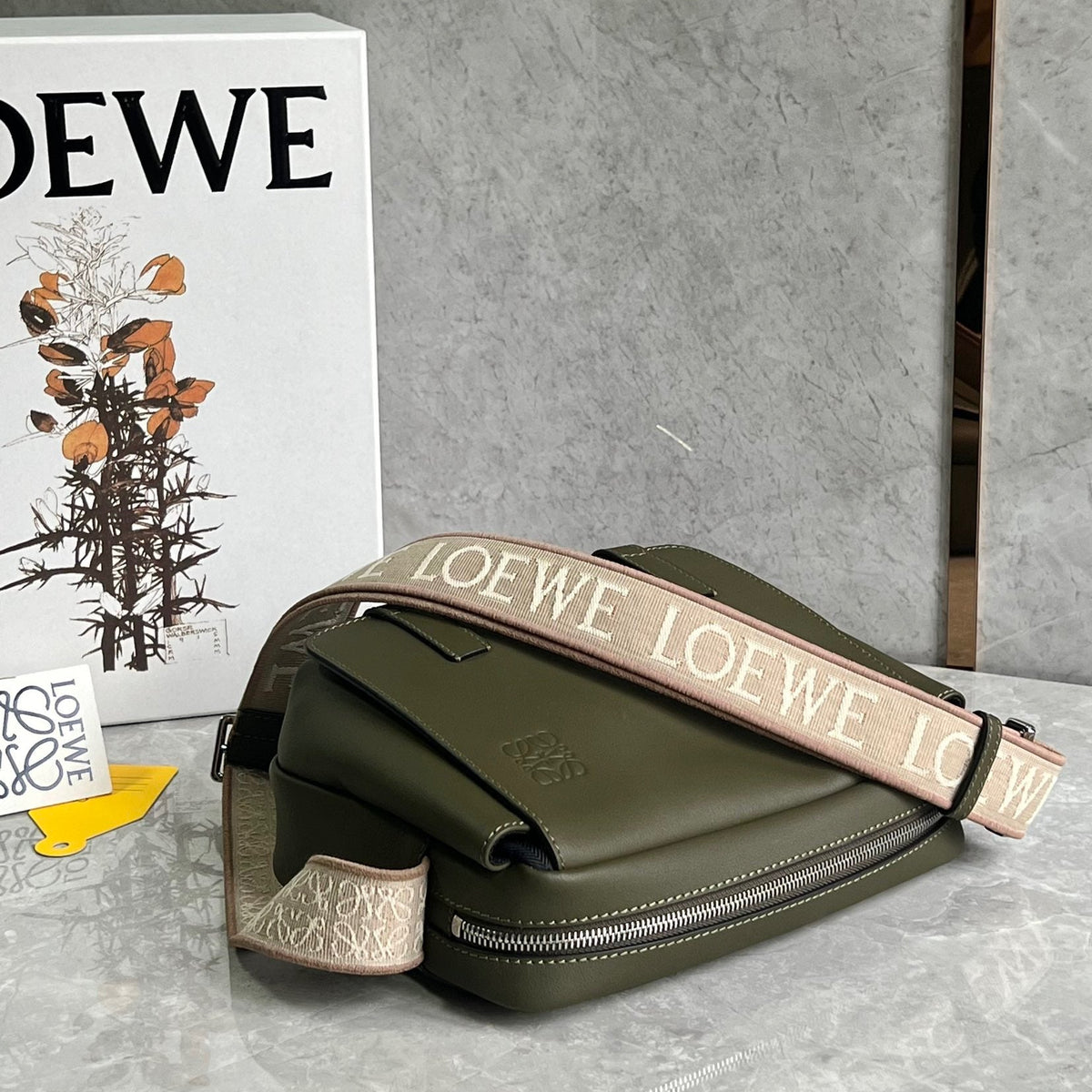 Bags- Loew XS Military Messenger Bag Elegant Everyday Designer Handbag
