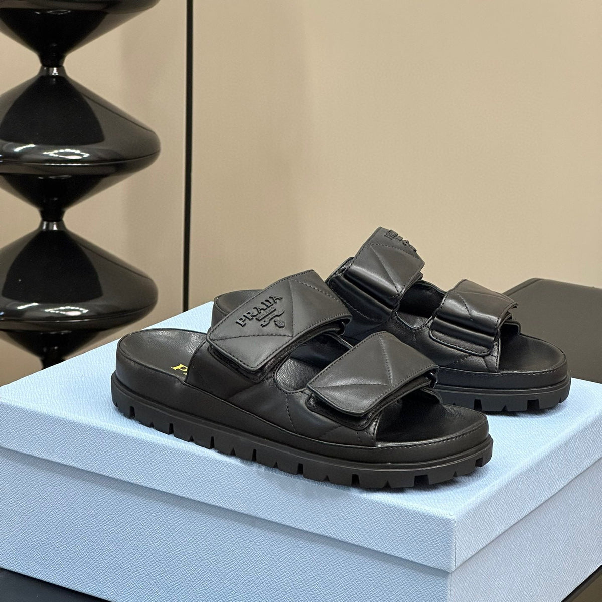 Shoes- Pd Nappa Leather Slides Comfortable Everyday Designer Shoes