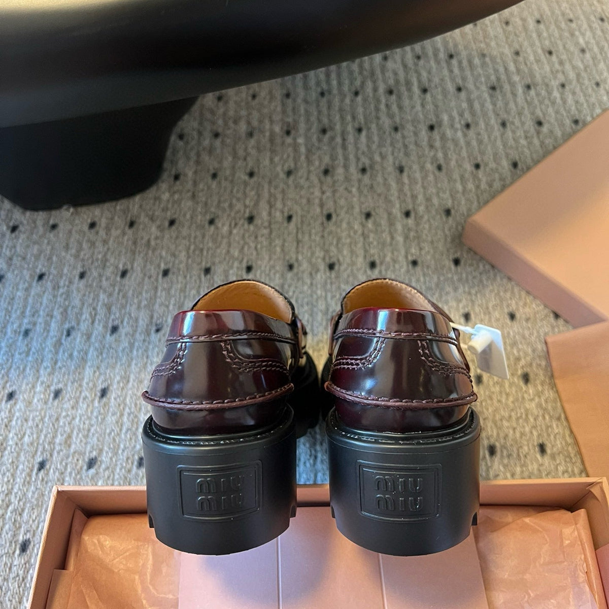 Shoes- Miu M Loafers Premium Designer Casual Shoes