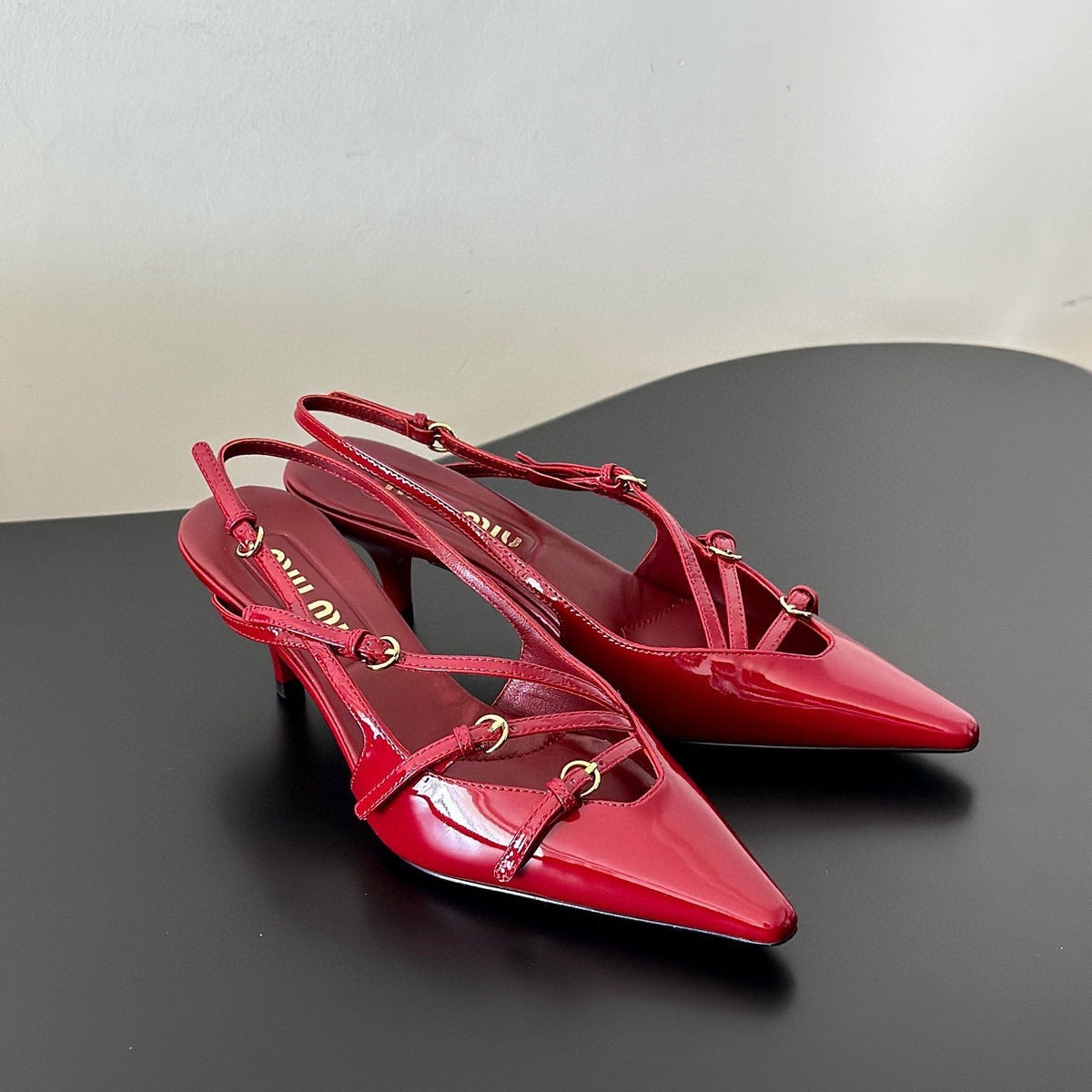 Shoes- Miu M Heels Luxury Lifestyle Designer Footwear