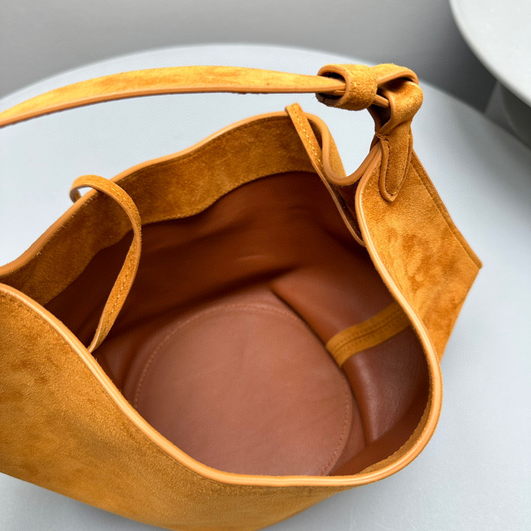 Bags- Khaite Mini Lotus Bag Luxury Designer Leather Handbag