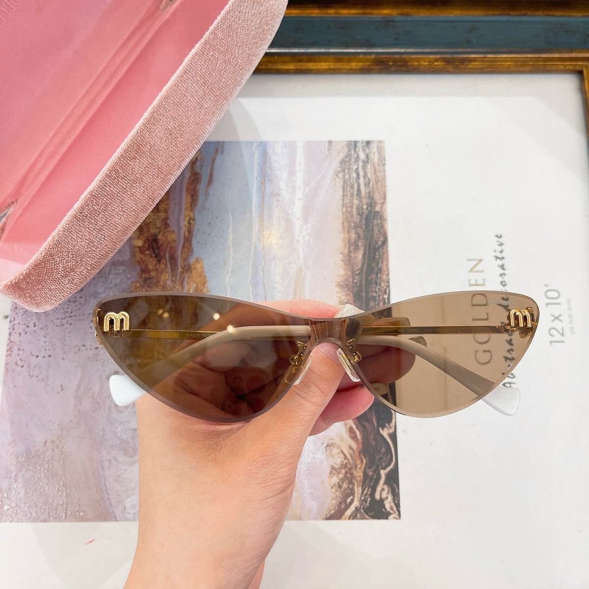 Sunglasses- Miu M Sunglasses Premium Fashion Designer Sunglasses