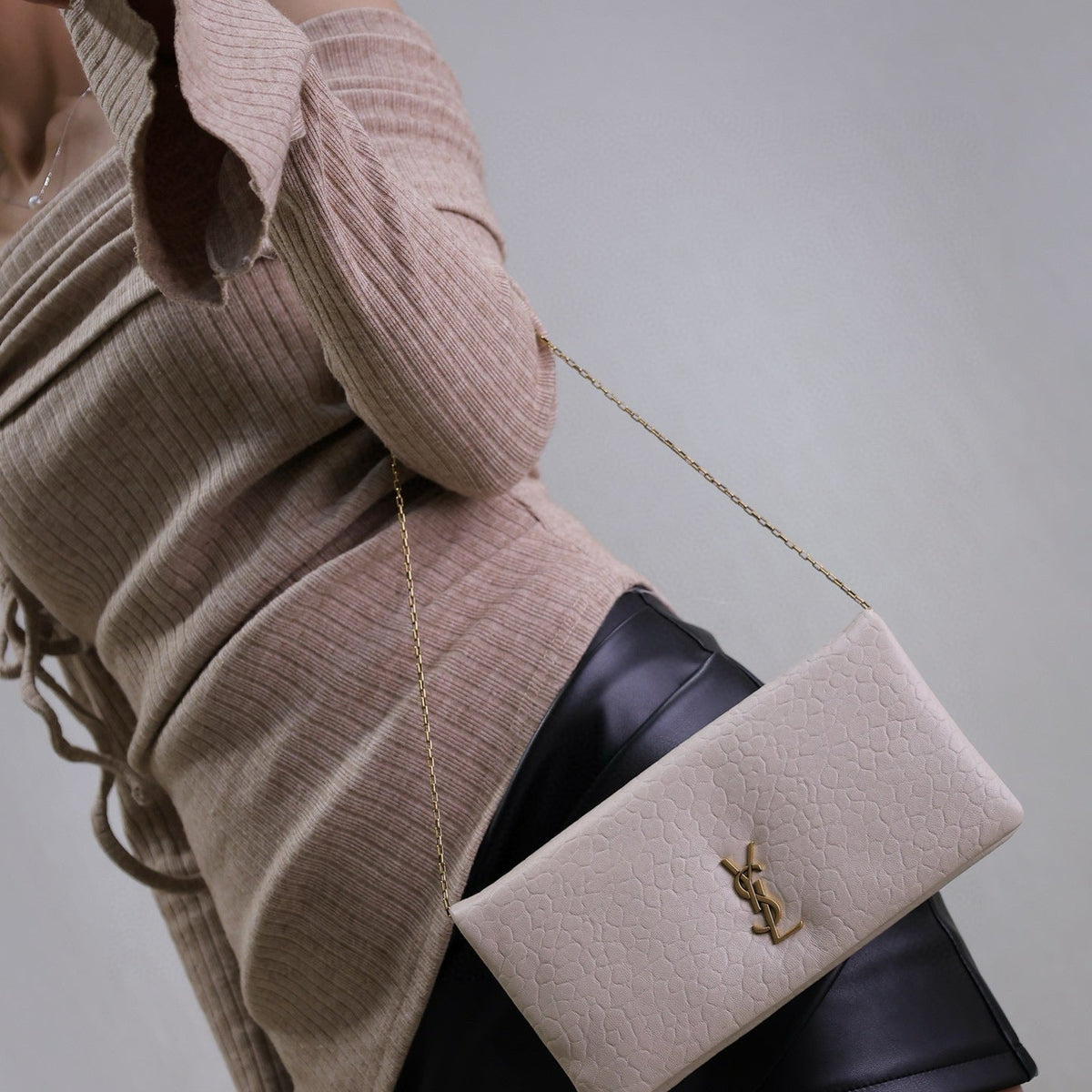 Saint Laurent Bags- Saint Laurent Calypso Mini Bag Luxury Designer Leather Handbag