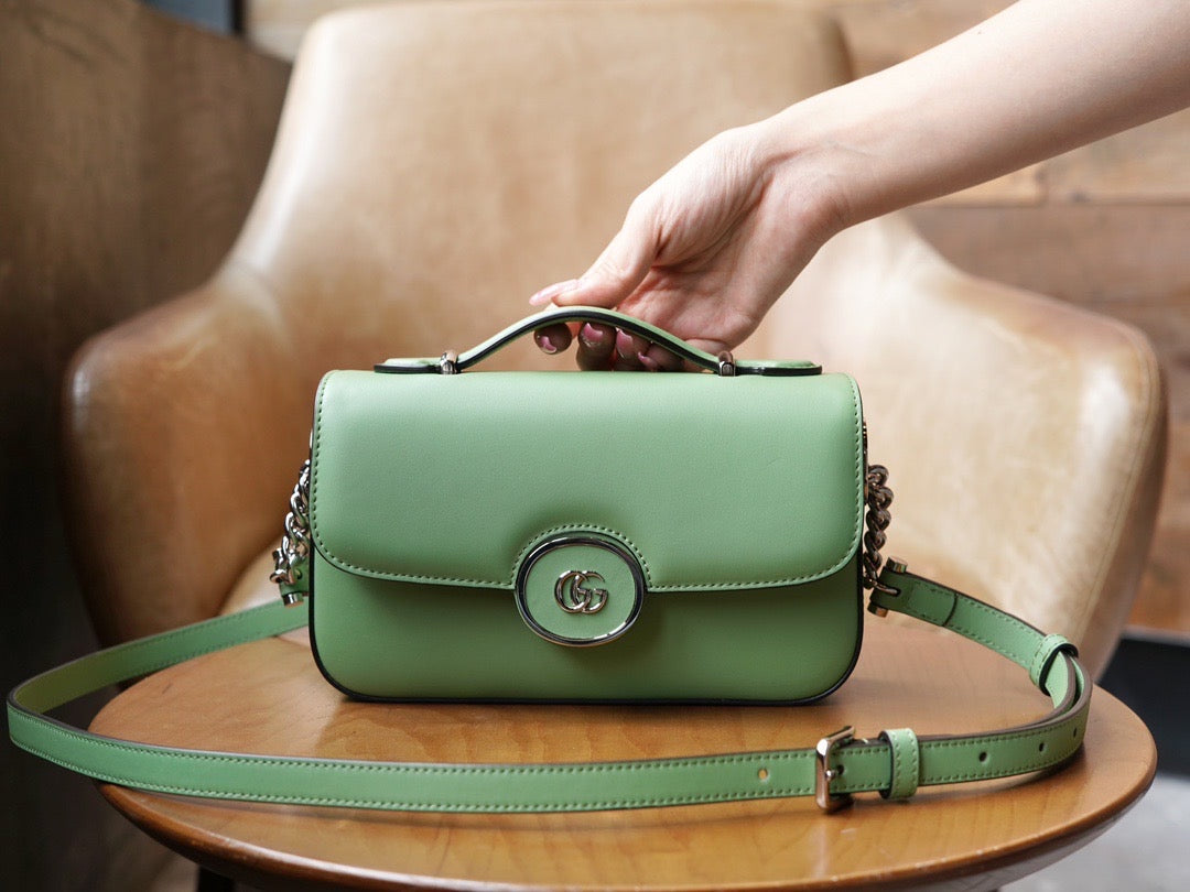 Gucci Wallets- Gucci Petite Mini Shoulder Bag Premium Leather Designer Wallet