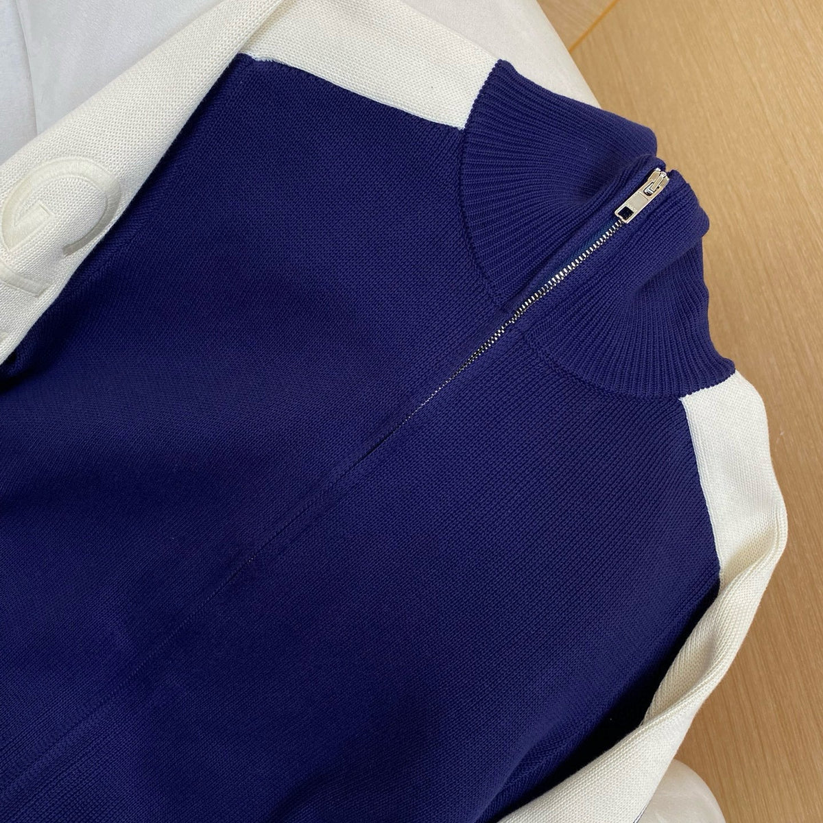 Front view of Gucci Bomber premium bomber jacket