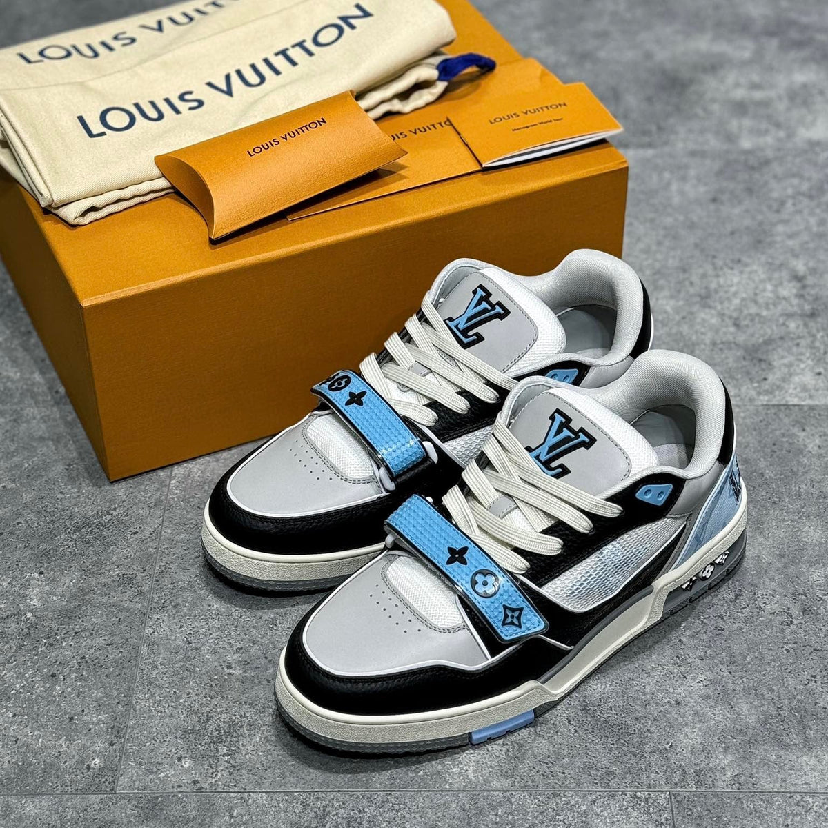 Louis Vuitton Shoes- Louis Vuitton Lou Trainers Premium Designer Casual Shoes