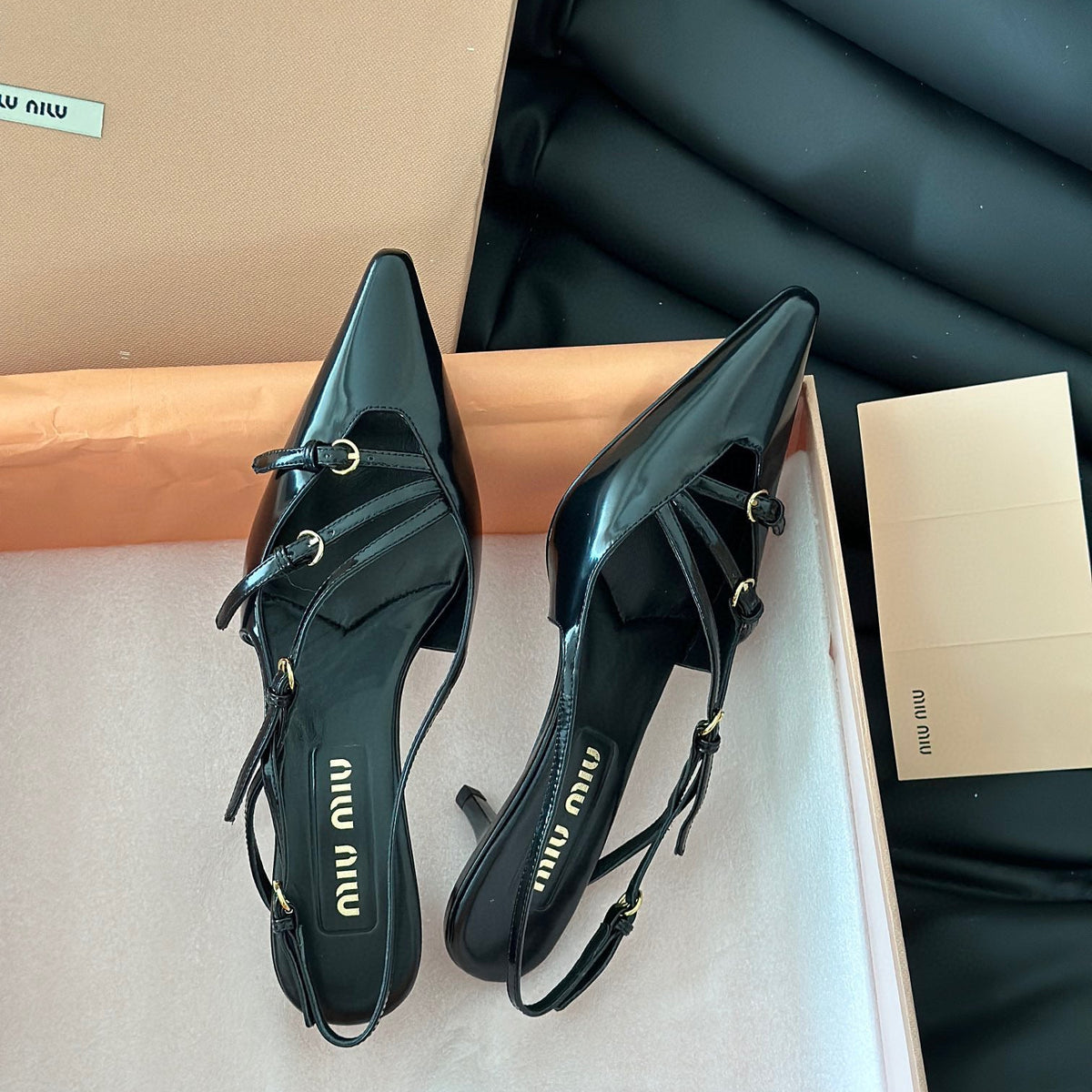 Shoes- Miu M Heels Luxury Lifestyle Designer Footwear