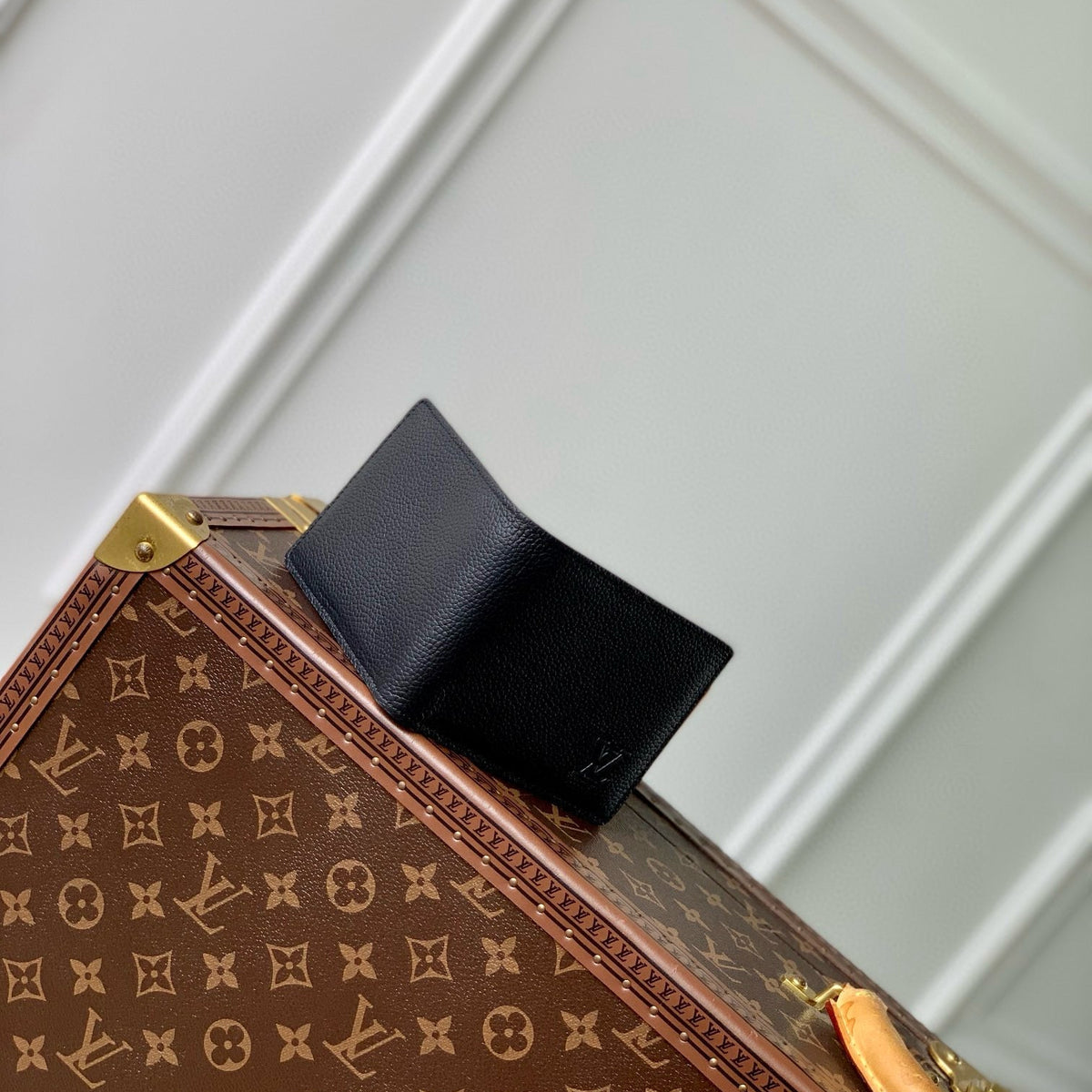 Louis Vuitton Wallets- Louis Vuitton Lou Wallet Compact Luxury Card Wallet