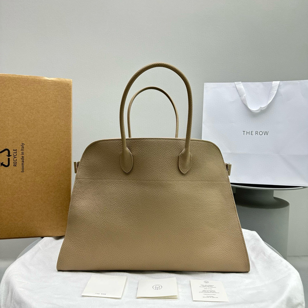 The Row Bags- The Row Margaux 17 Bag Luxury Designer Leather Handbag