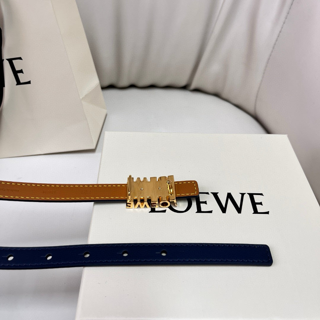 Belts- Loew Belt 1.5 Cm Premium Leather Designer Belt