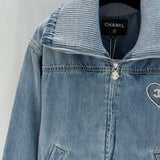 Chanel Denim Jacket – luxury designer piece at Velouxe
