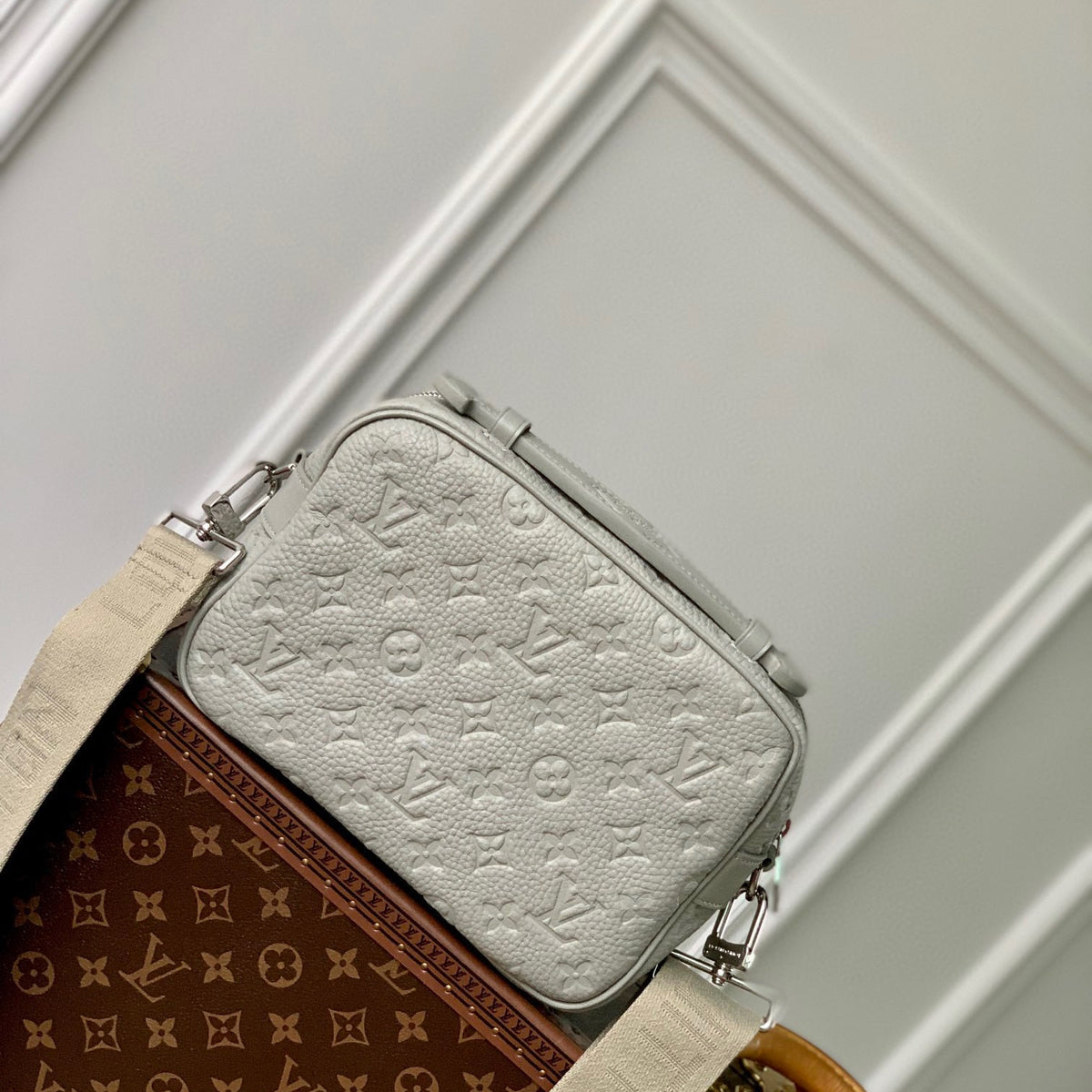 Louis Vuitton Bags- Louis Vuitton Lou S-lock Messenger Bag Elegant Everyday Designer Handbag