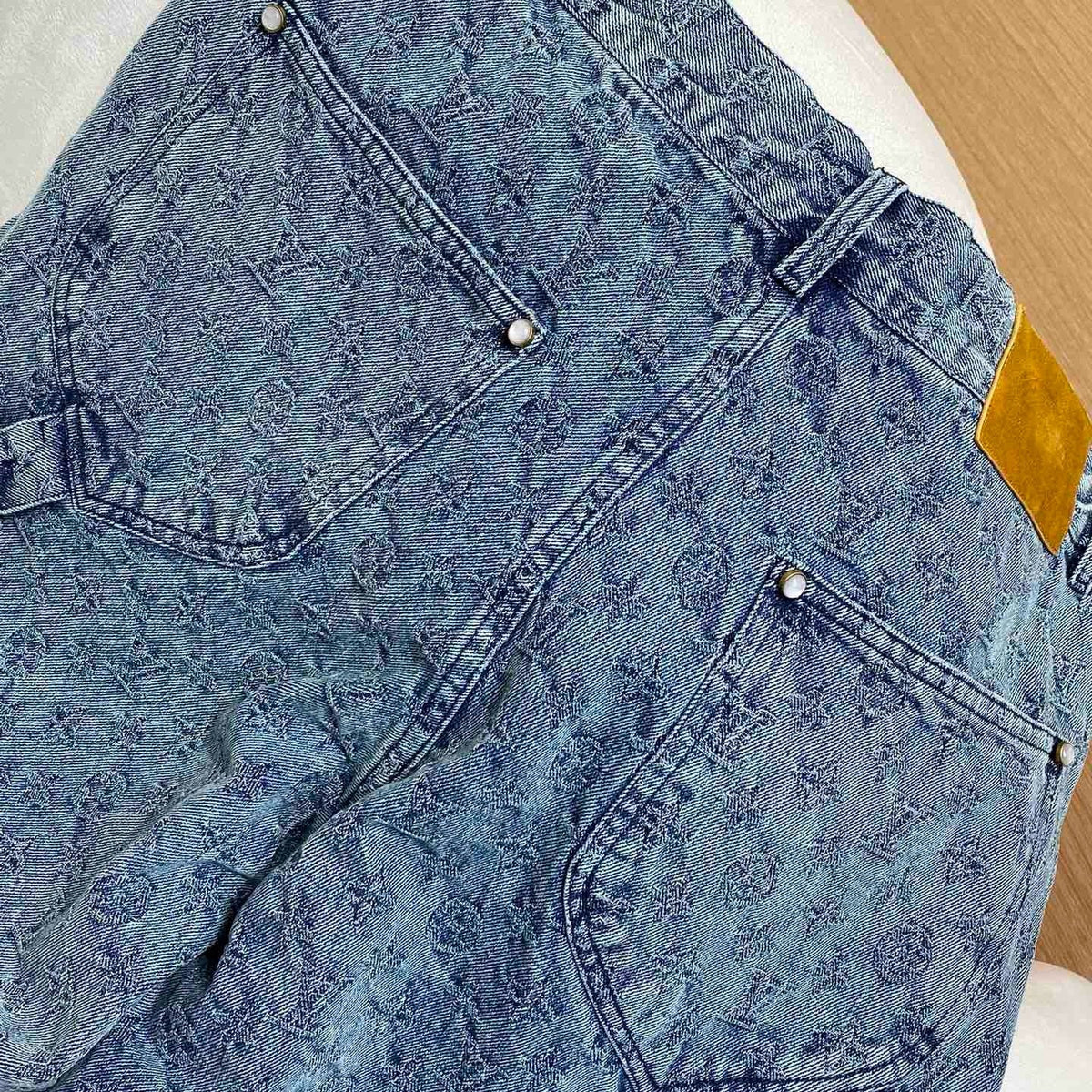 Louis Vuitton Jeans- Louis Vuitton Lou Denim Shorts Premium Designer Denim Jeans