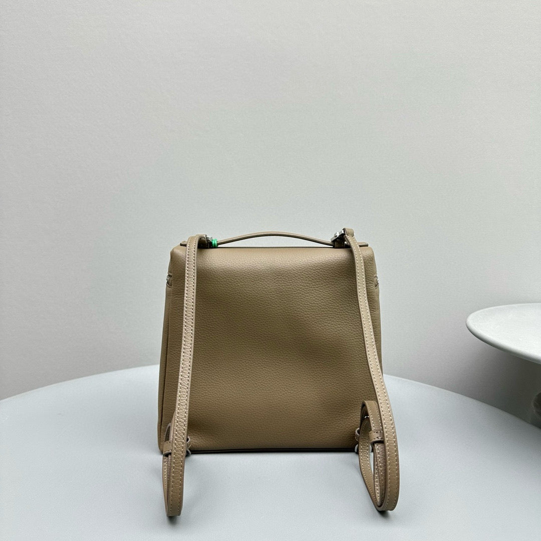 Bags- Loro P Extra Pocket Backpack Elegant Everyday Designer Handbag