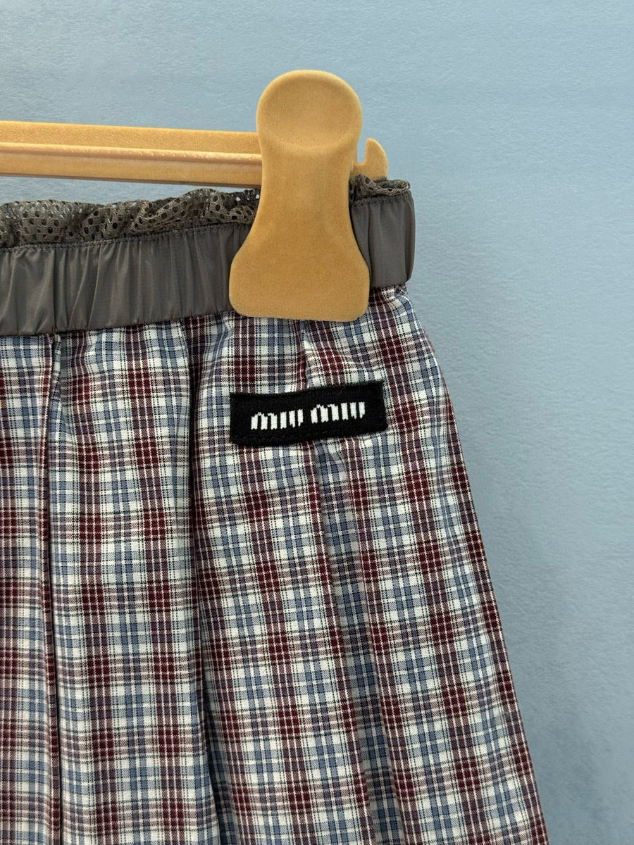 Skirts- Miu M Skirt Elegant Designer Casual Skirt