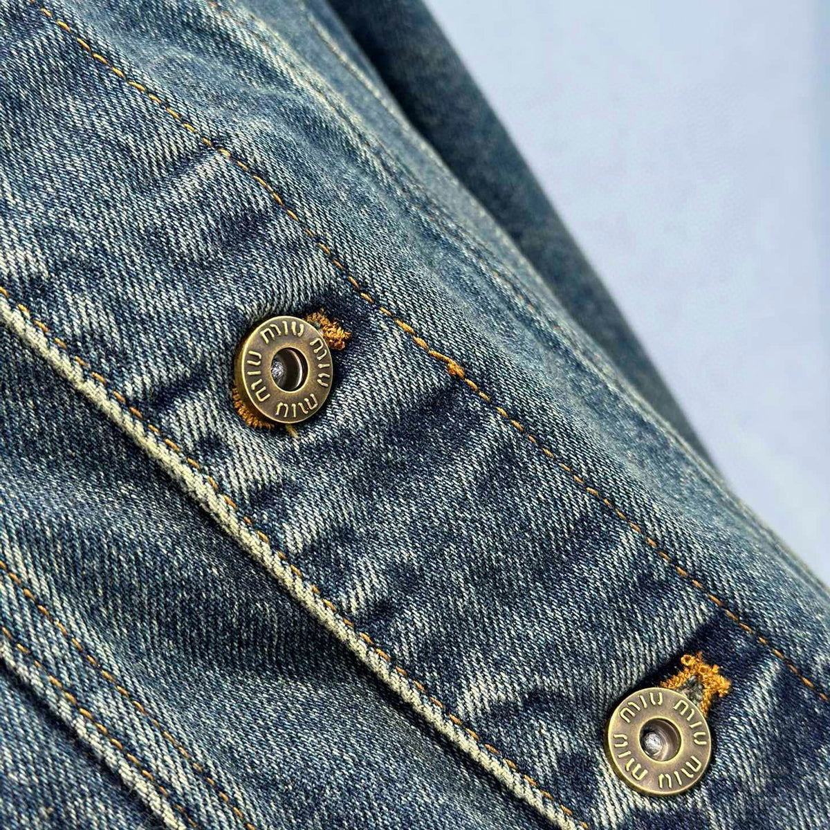 Jackets- Miu M Denim Jacket Stylish Everyday Designer Outerwear