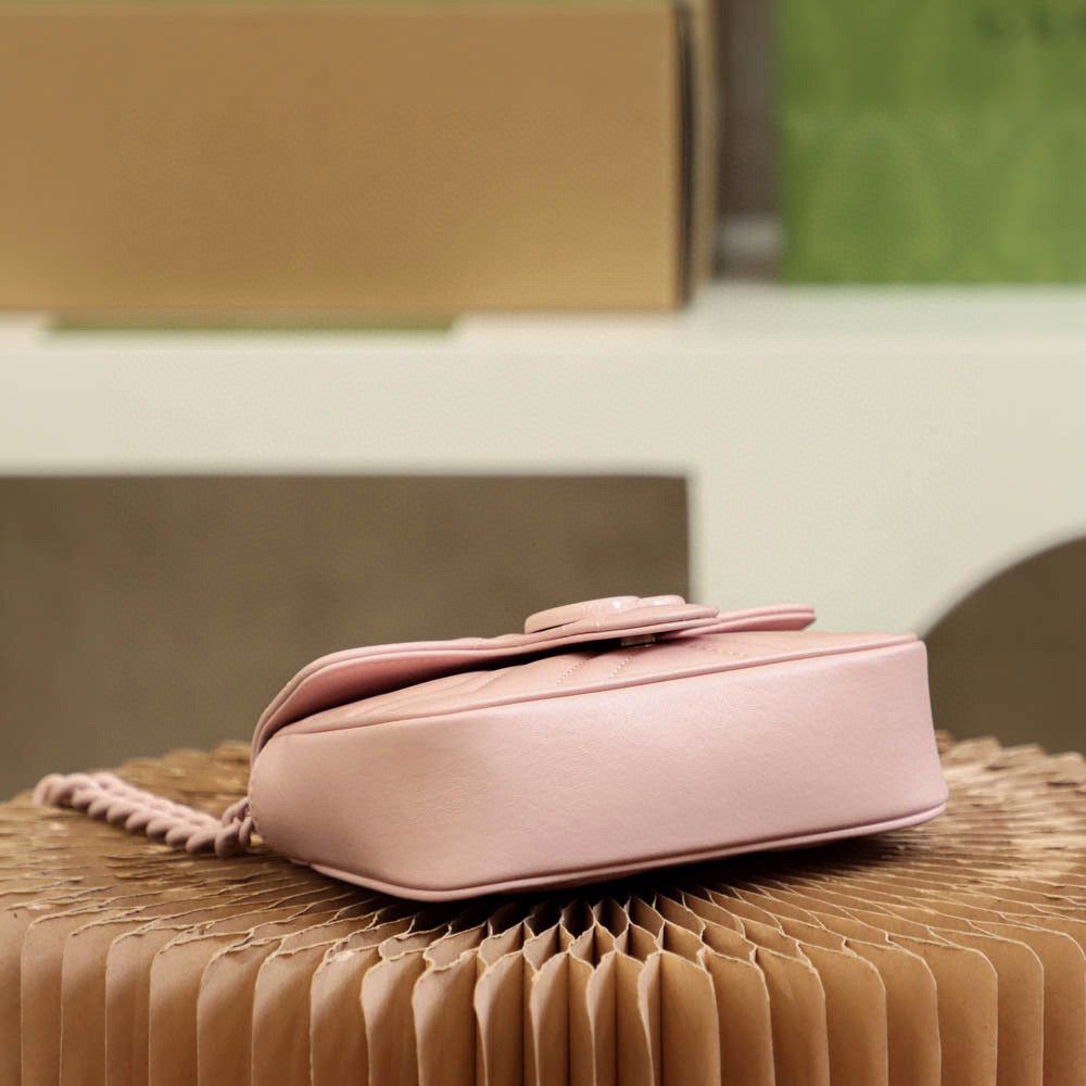 Gucci Bags- Gucci Marmont Super Mini Bag Luxury Designer Leather Handbag