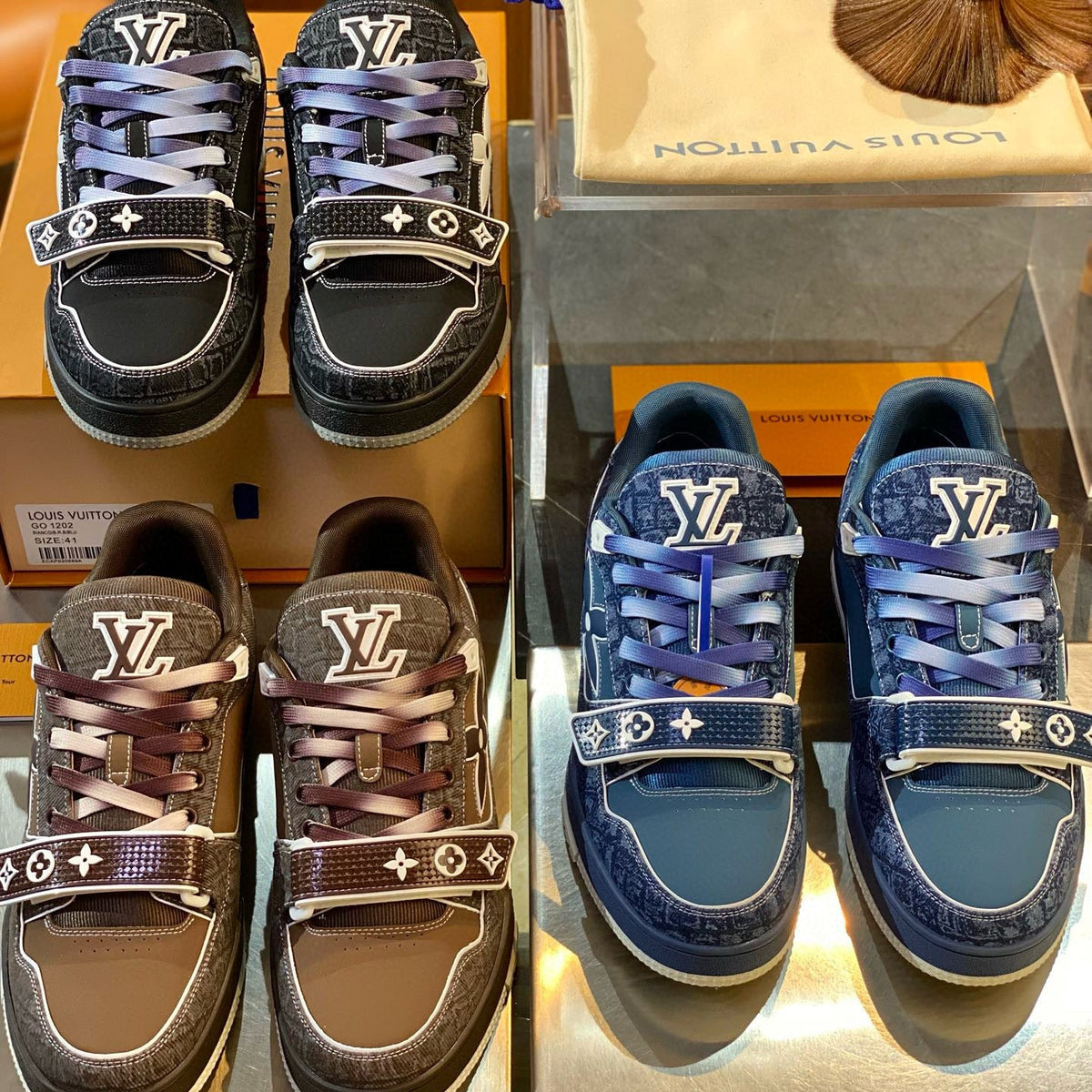 Louis Vuitton Shoes- Louis Vuitton Lou Trainers Luxury Lifestyle Designer Footwear