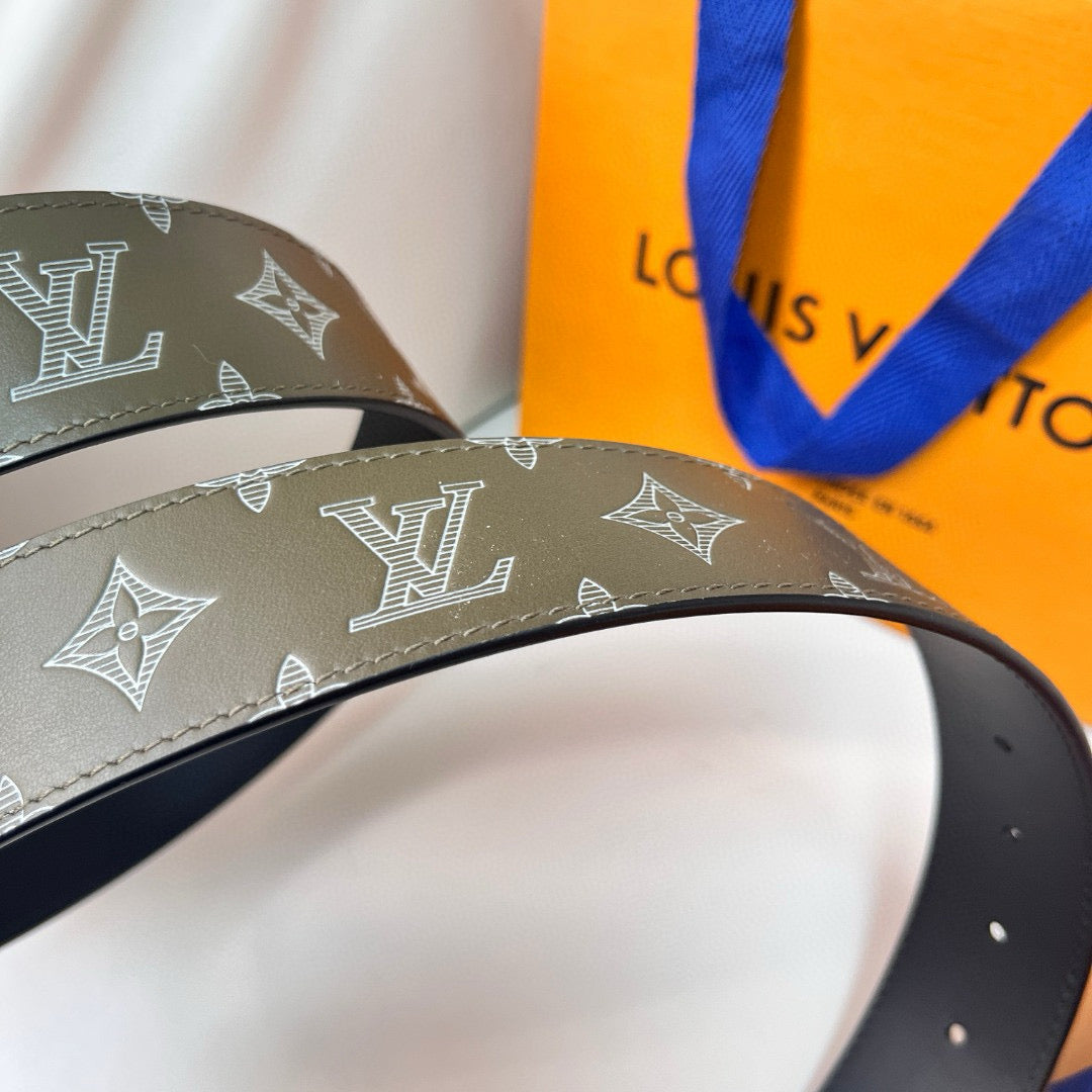 Louis Vuitton Belts- Louis Vuitton Lou Belt 4.0 Cm Classic Everyday Designer Belt