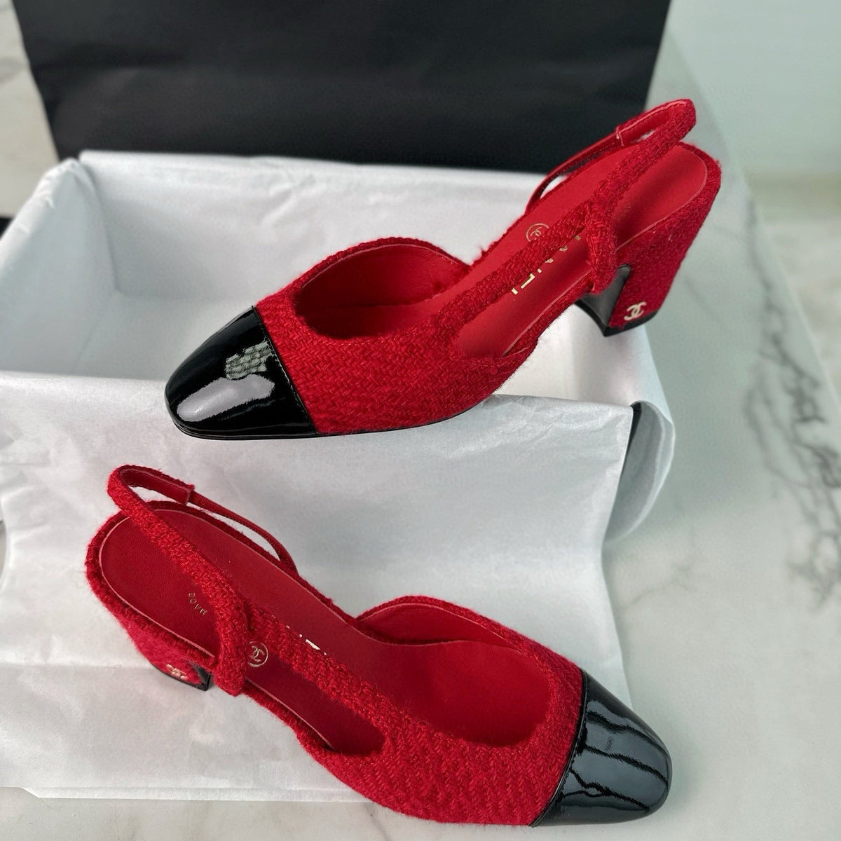 Chanel Shoes- Chanel Slingback Heels Comfortable Everyday Designer Shoes