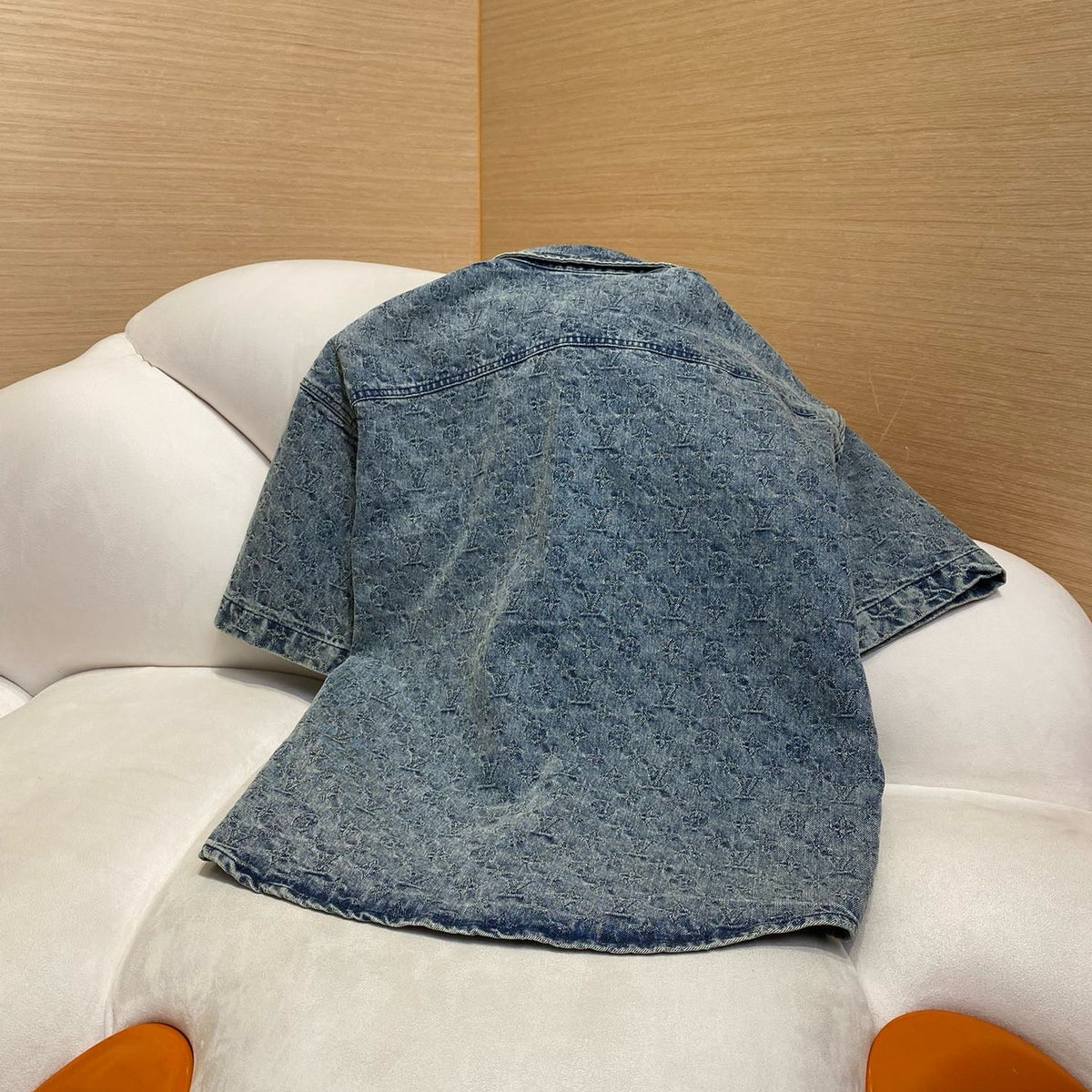 Louis Vuitton Tops- Louis Vuitton Lou Denim Shirt Premium Designer Casual Top